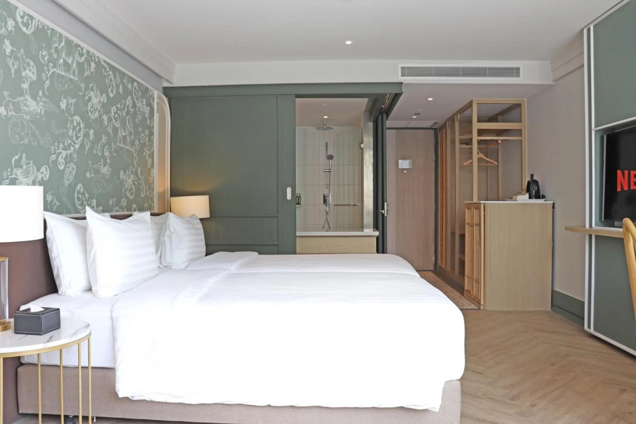 Photo of the whole room, Bed in The Quarter Chaophraya by UHG
