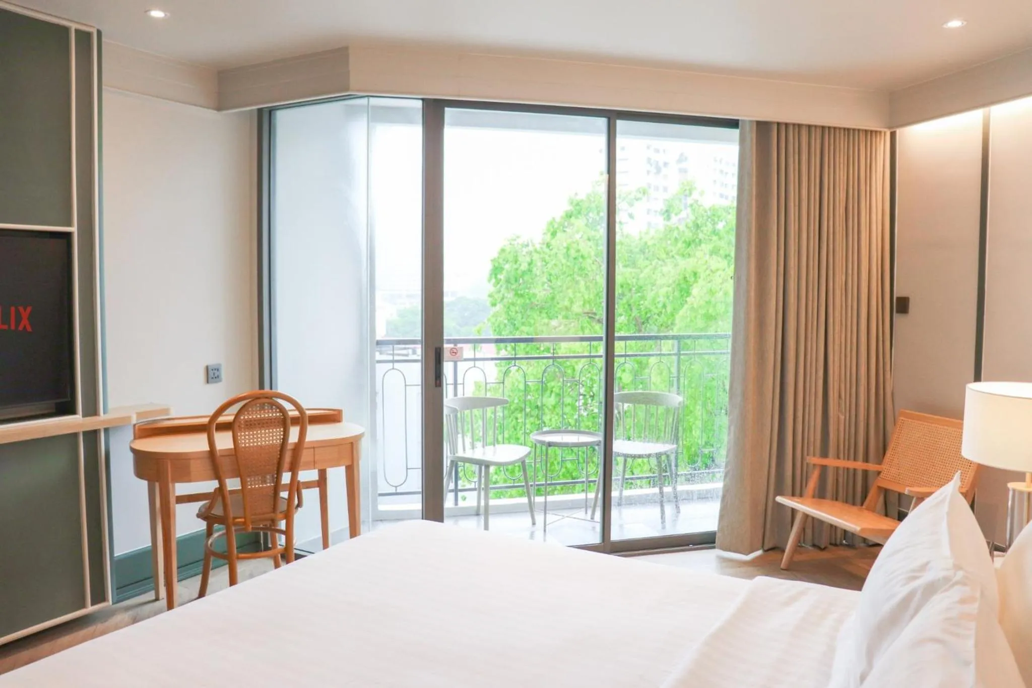View (from property/room), Bed in The Quarter Chaophraya by UHG