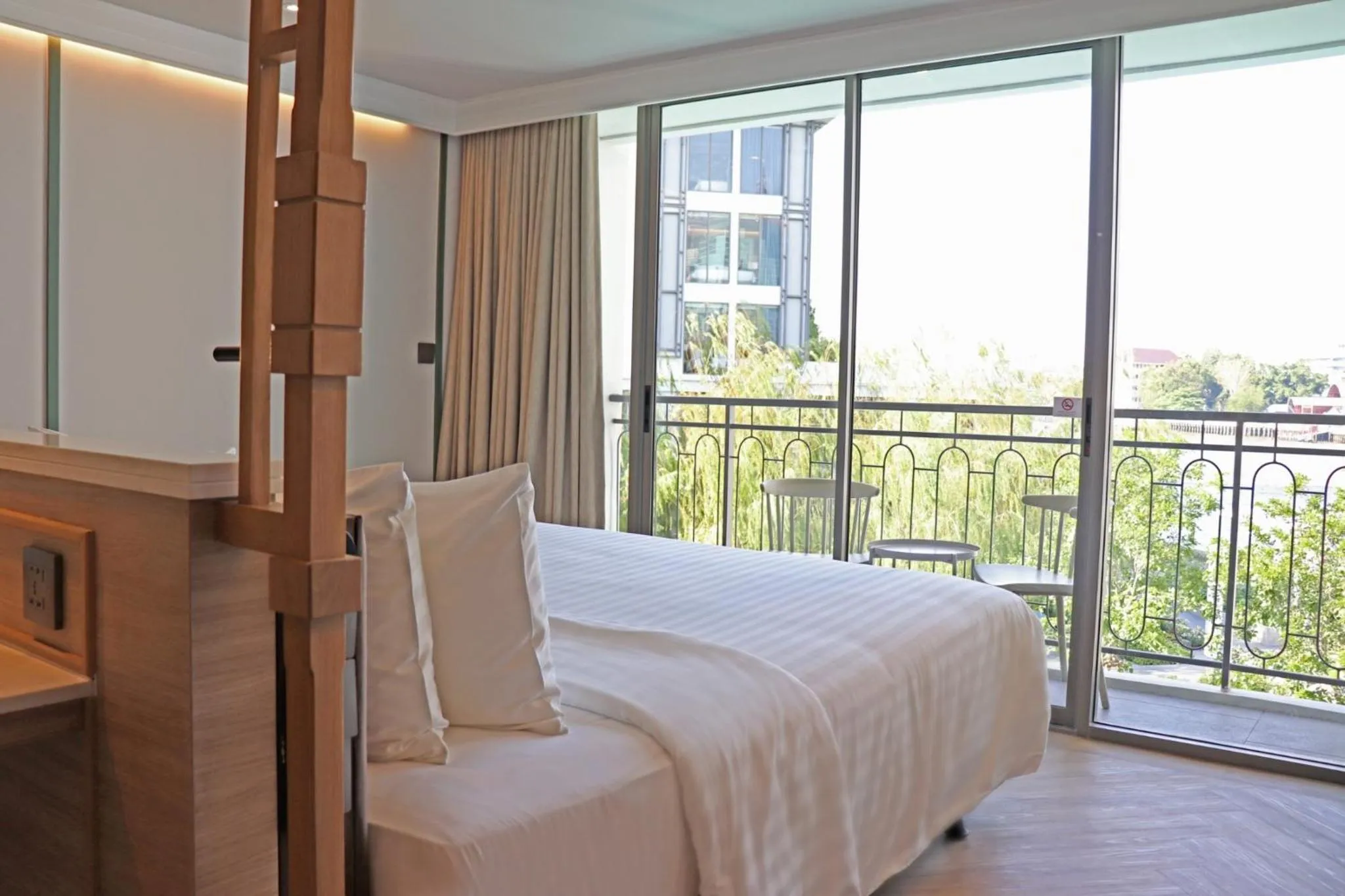 View (from property/room), Bed in The Quarter Chaophraya by UHG