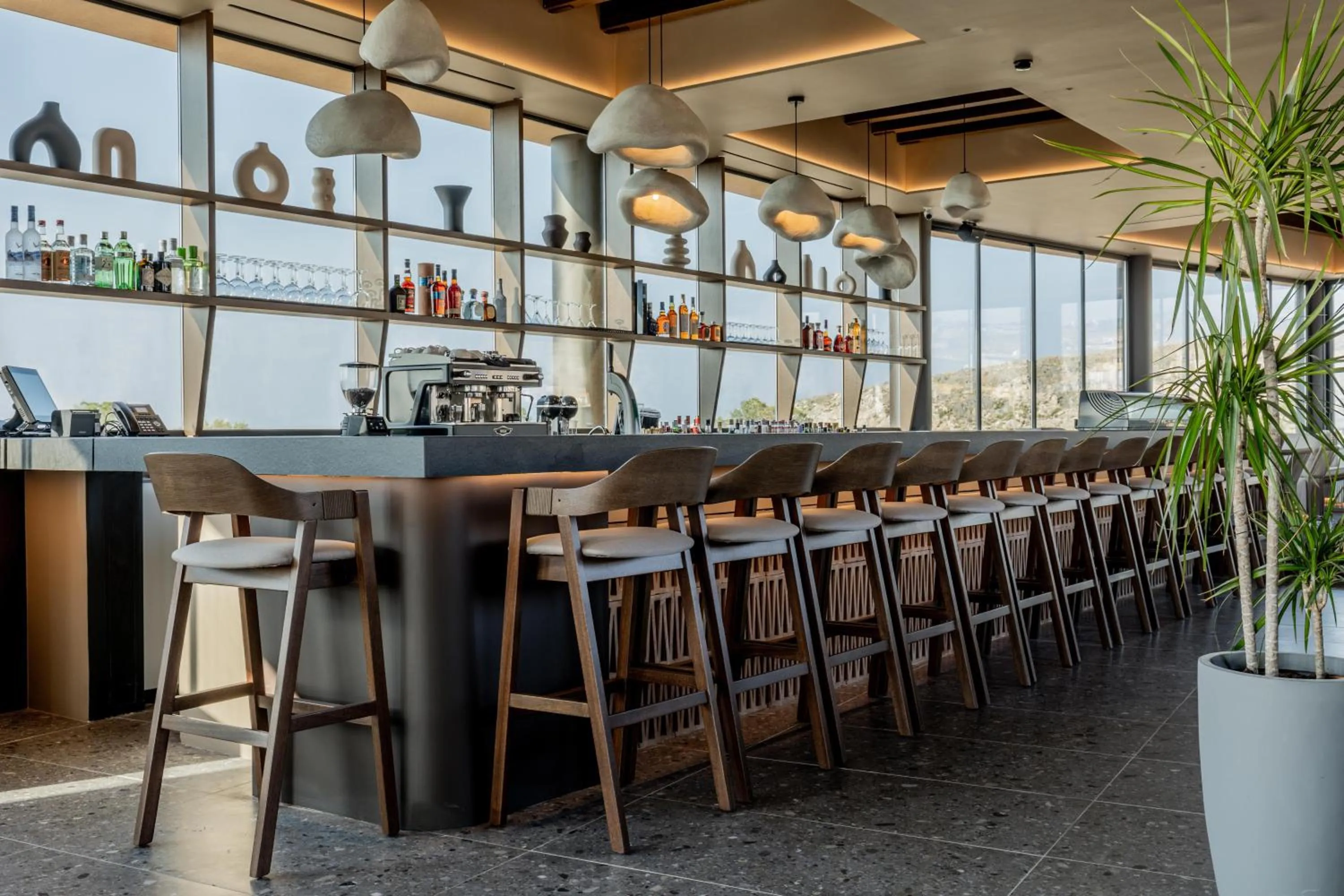 Lounge or bar in Pnoe Breathing Life - Adults Only