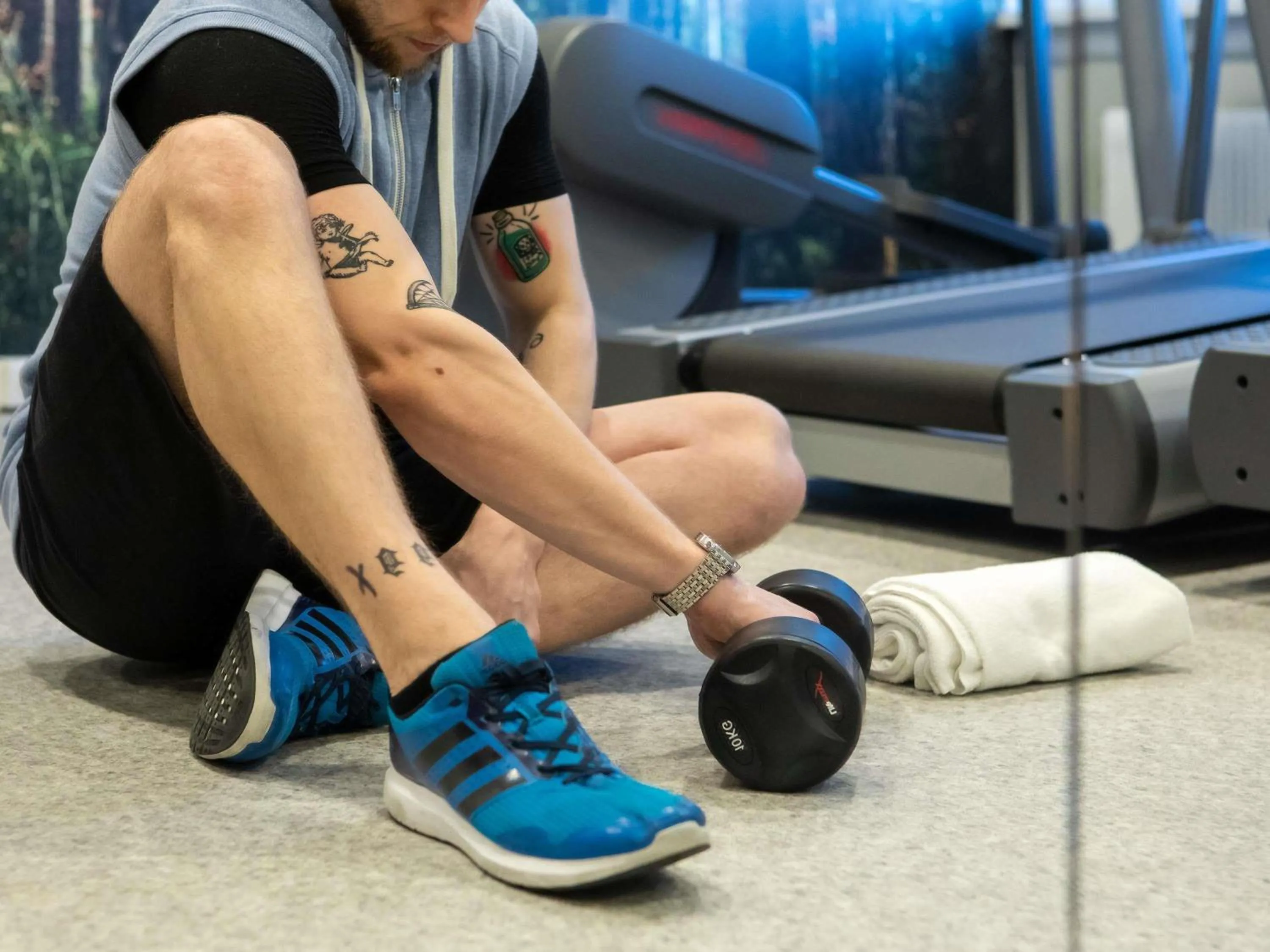 Fitness centre/facilities in Novotel Wrocław City