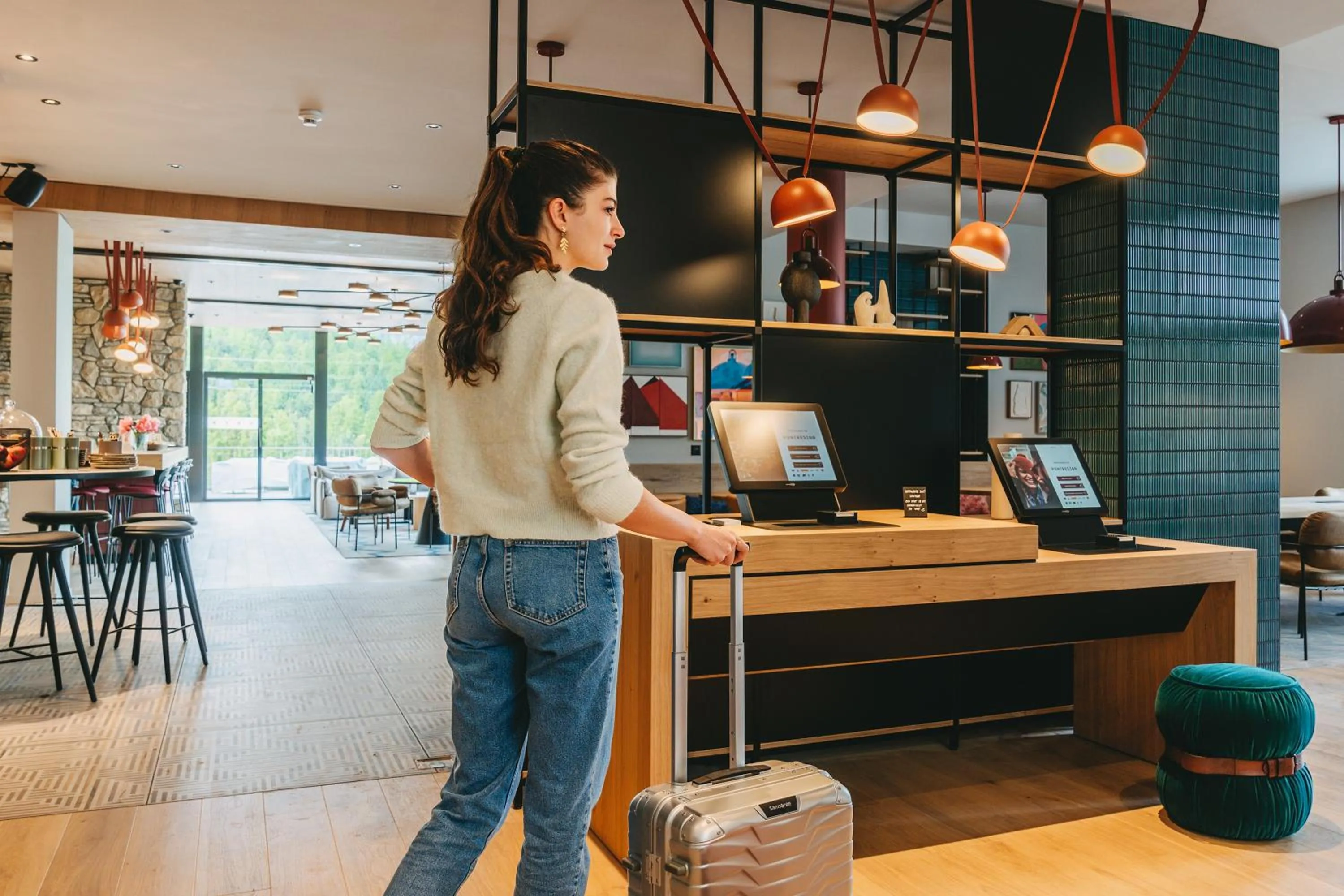 Lobby or reception in Sunstar Pontresina