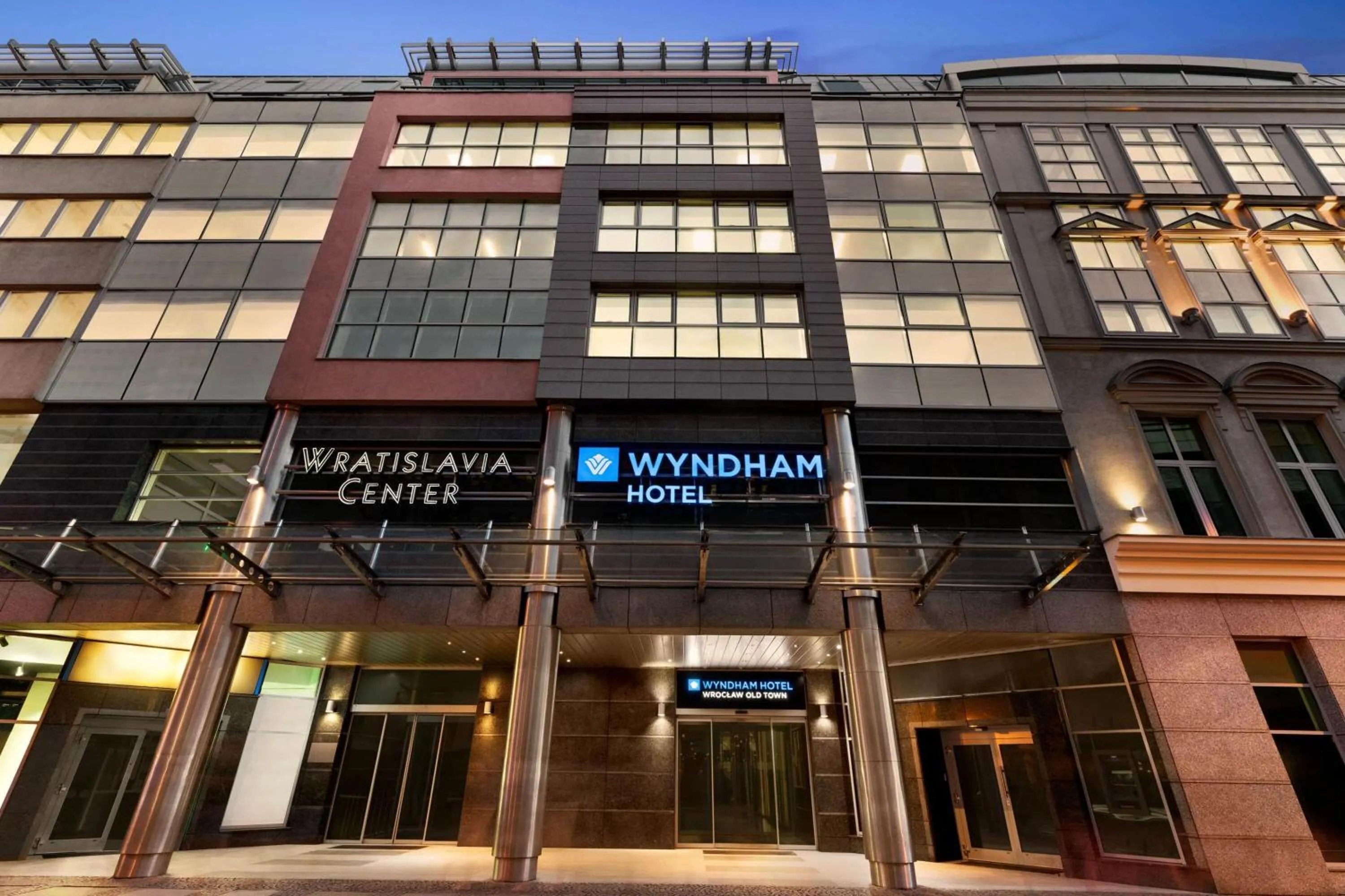 Property building in Wyndham Wroclaw Old Town