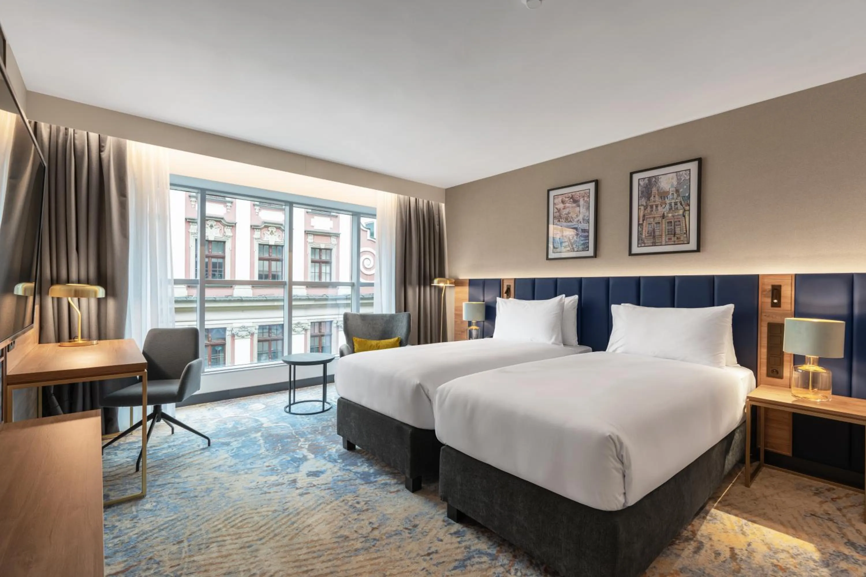 Bed in Wyndham Wroclaw Old Town