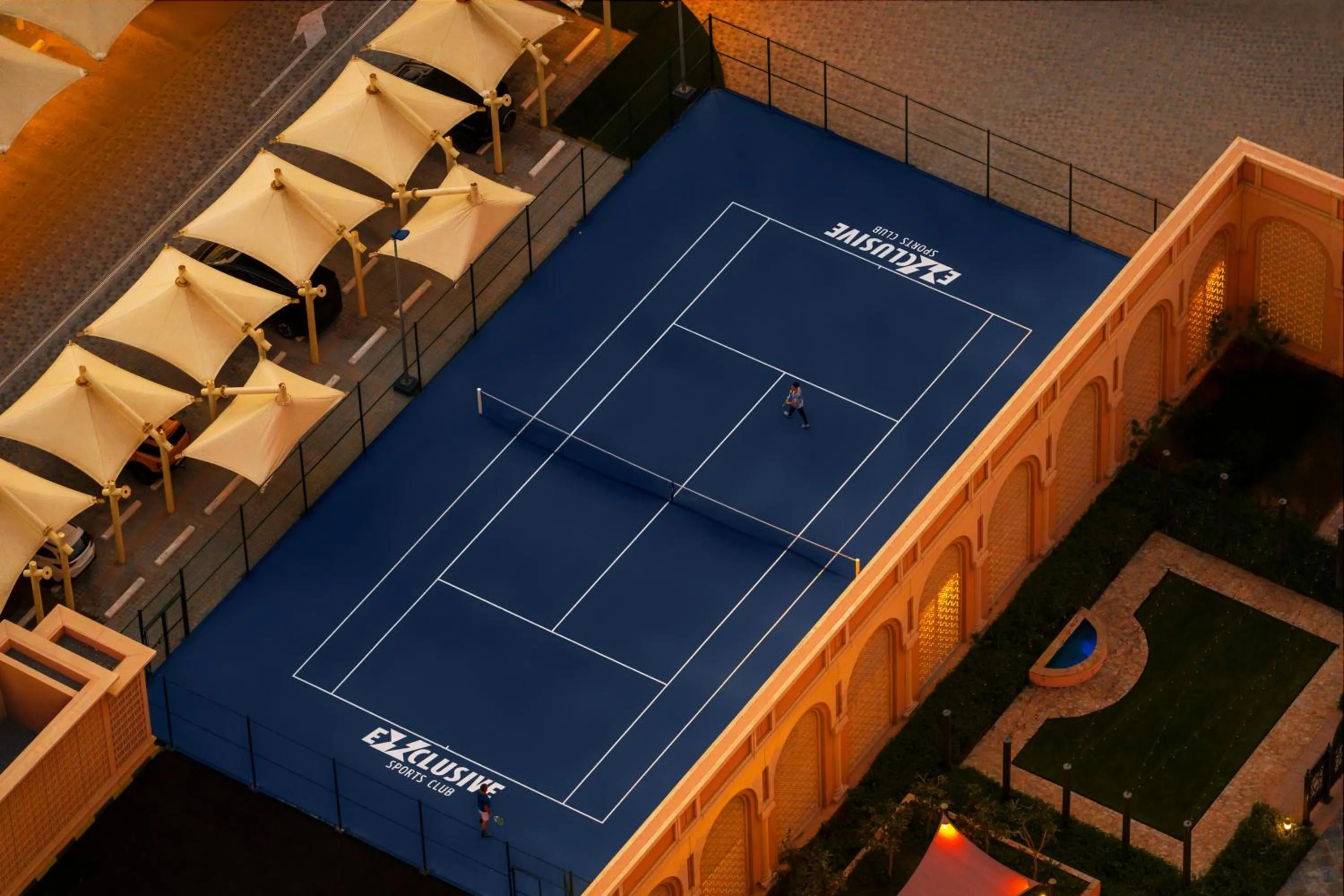 Tennis court in Rixos Marina Abu Dhabi