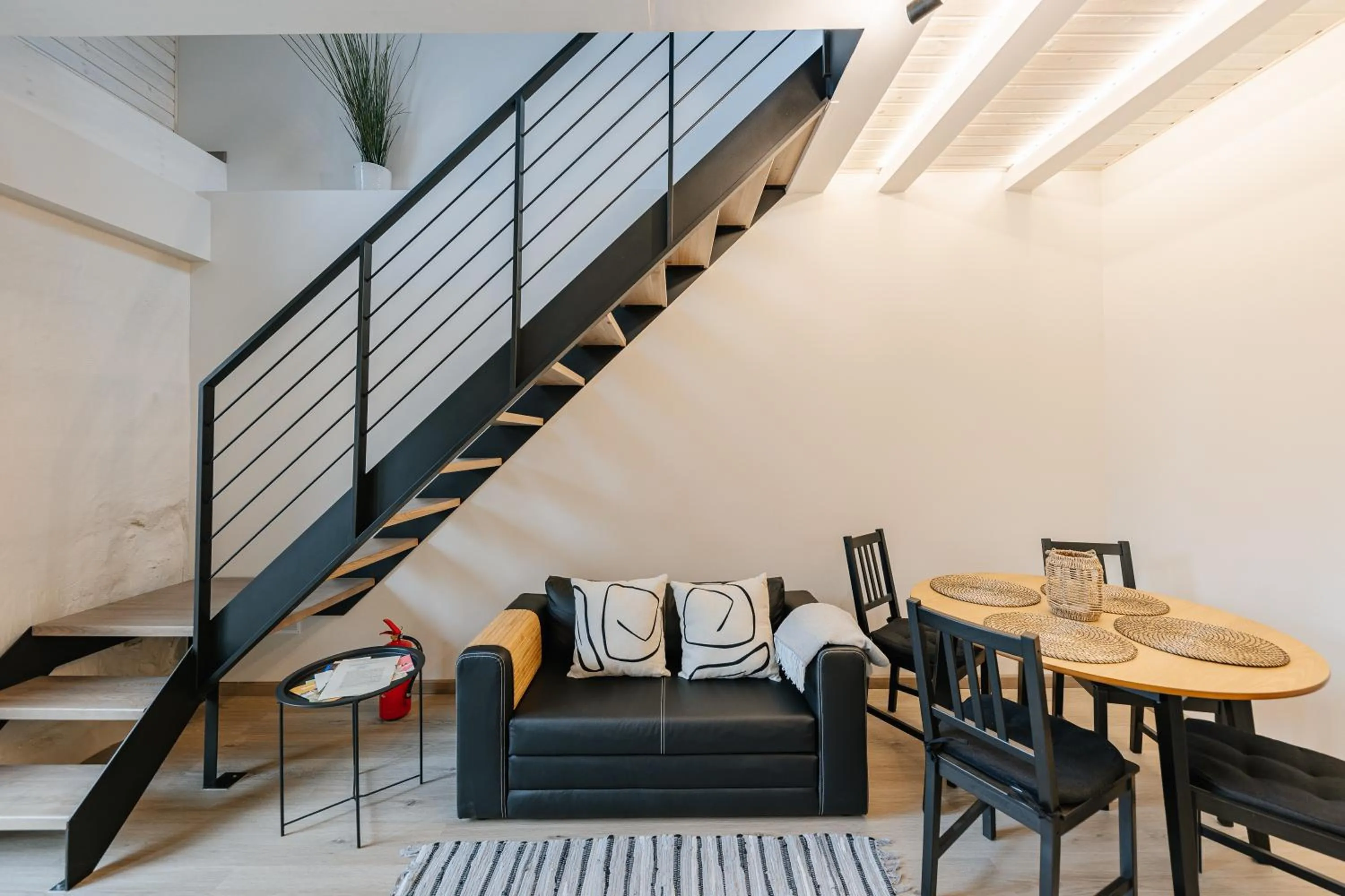 Living room in ZUŠU KLĒTS