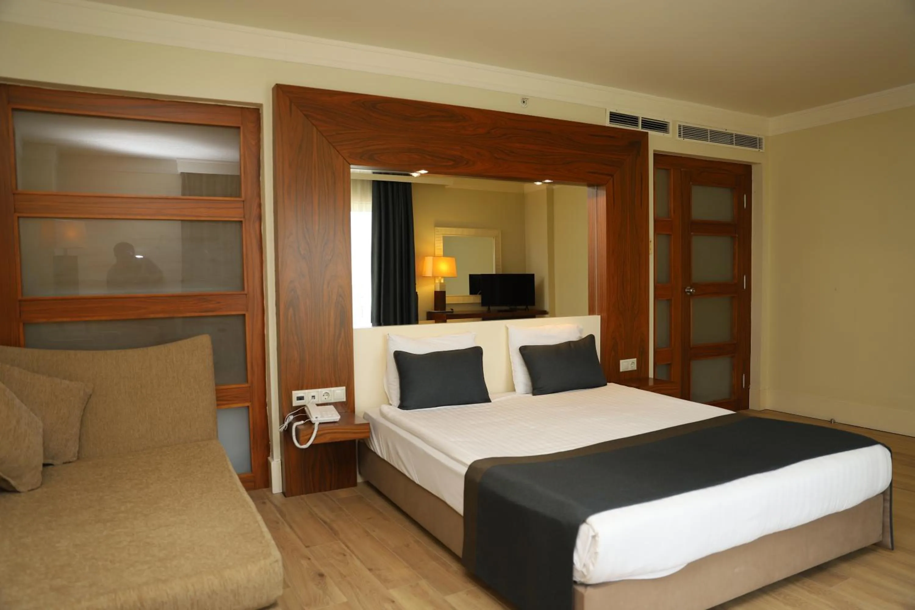Bed in Meder Resort Hotel - Ultra All Inclusive
