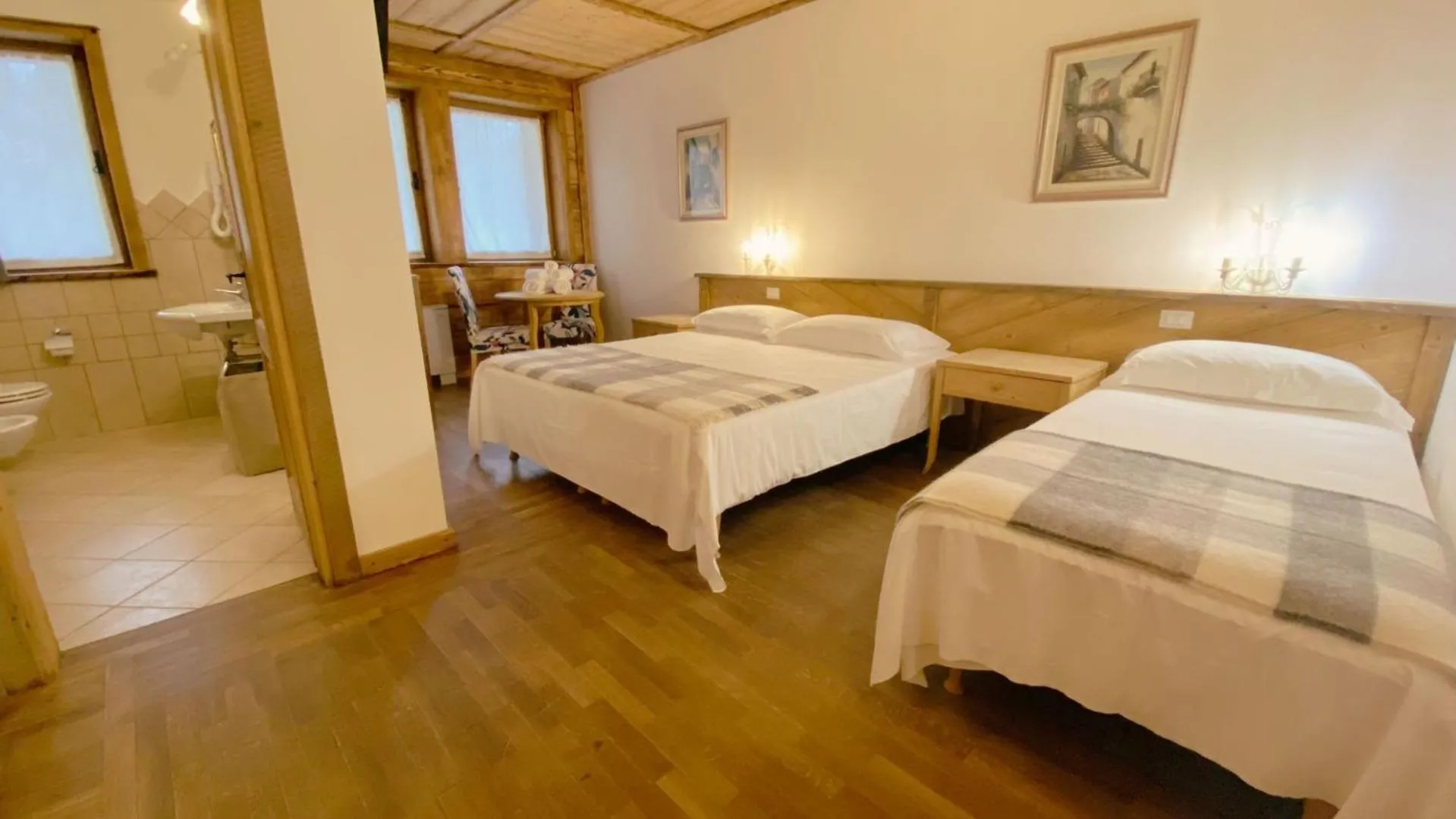 Bed in Locanda Al Cacciatore