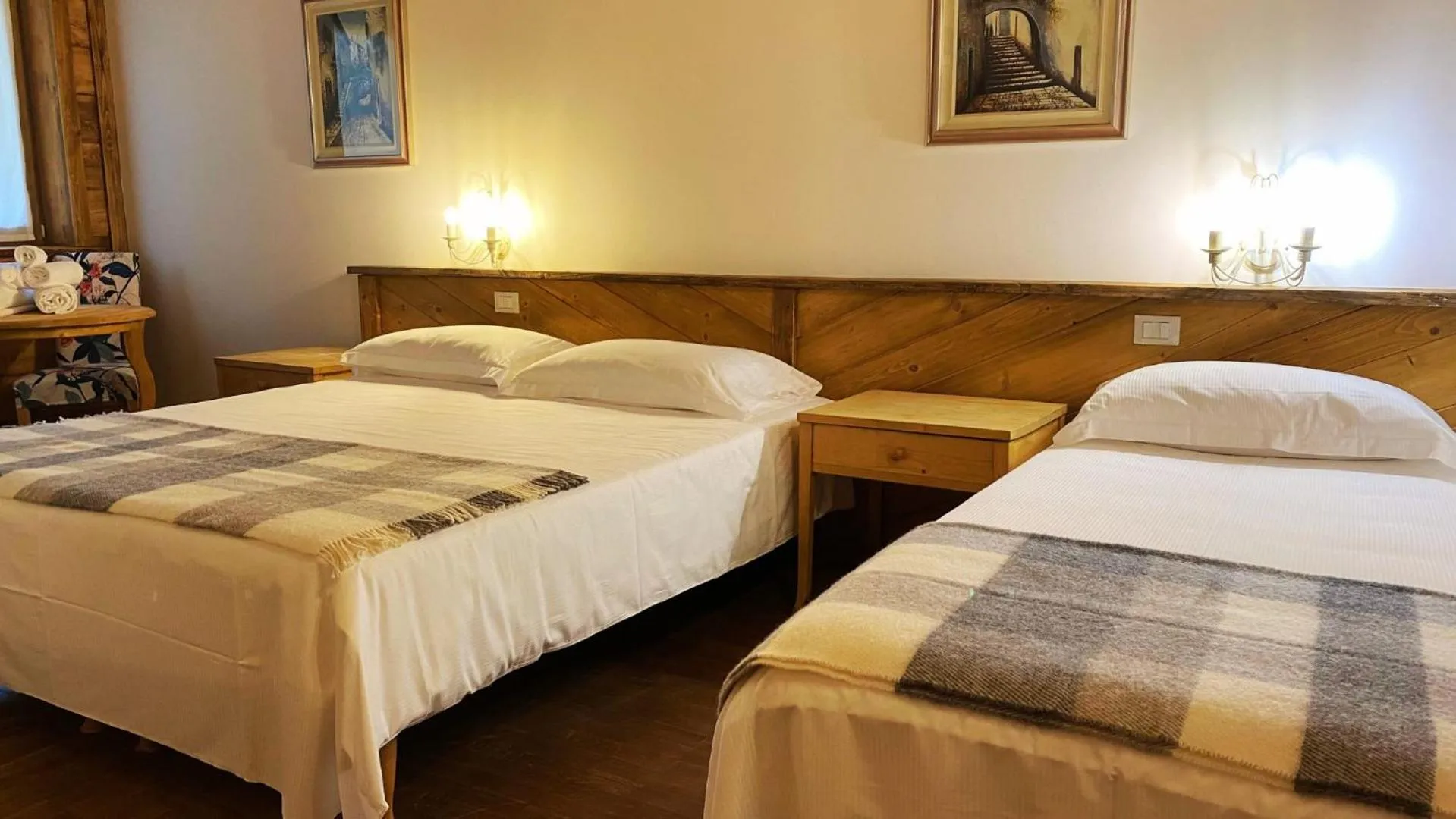 Bed in Locanda Al Cacciatore