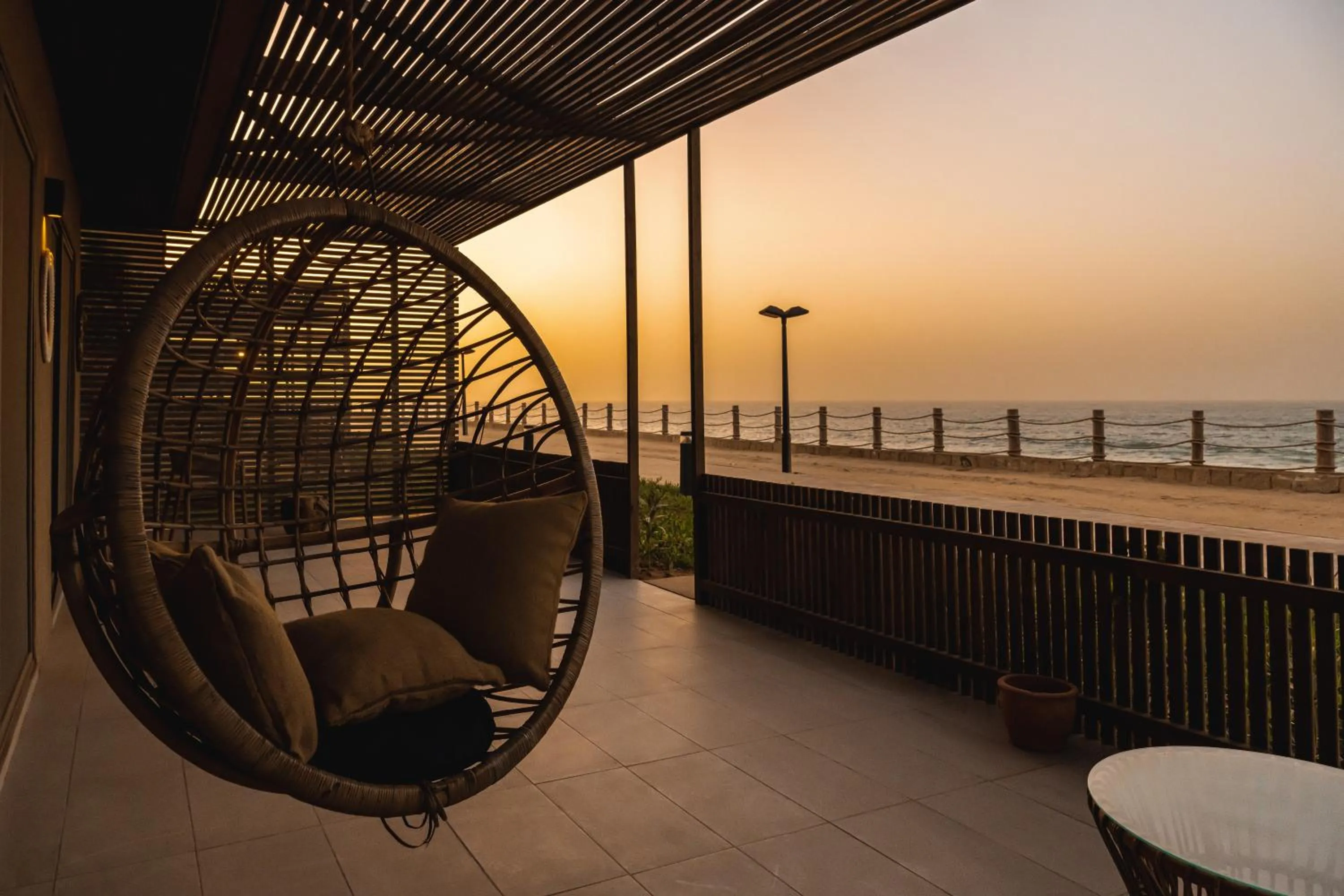 Patio in Tulum Beach Resort Dakhla