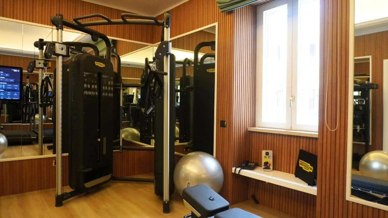 Fitness centre/facilities in Grand Hotel Santa Lucia