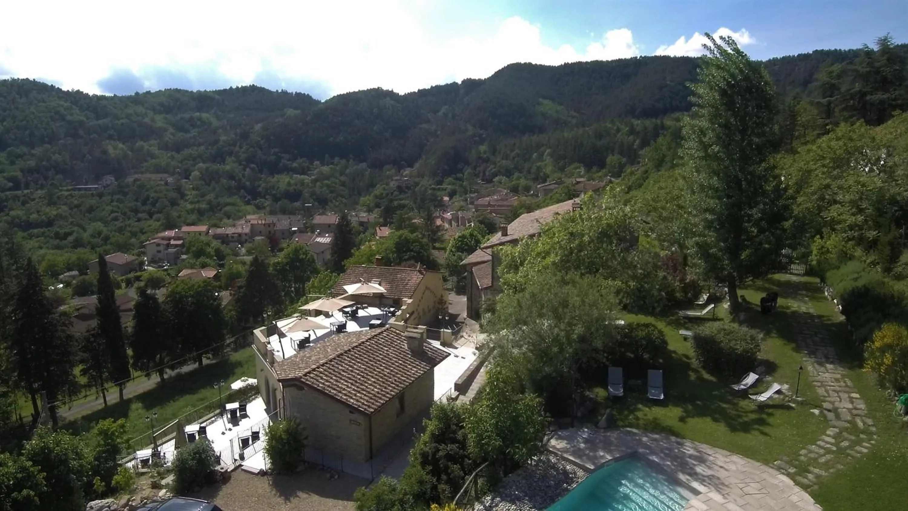 Bird's eye view in Borgo I Tre Baroni - Spa Suites & Resort