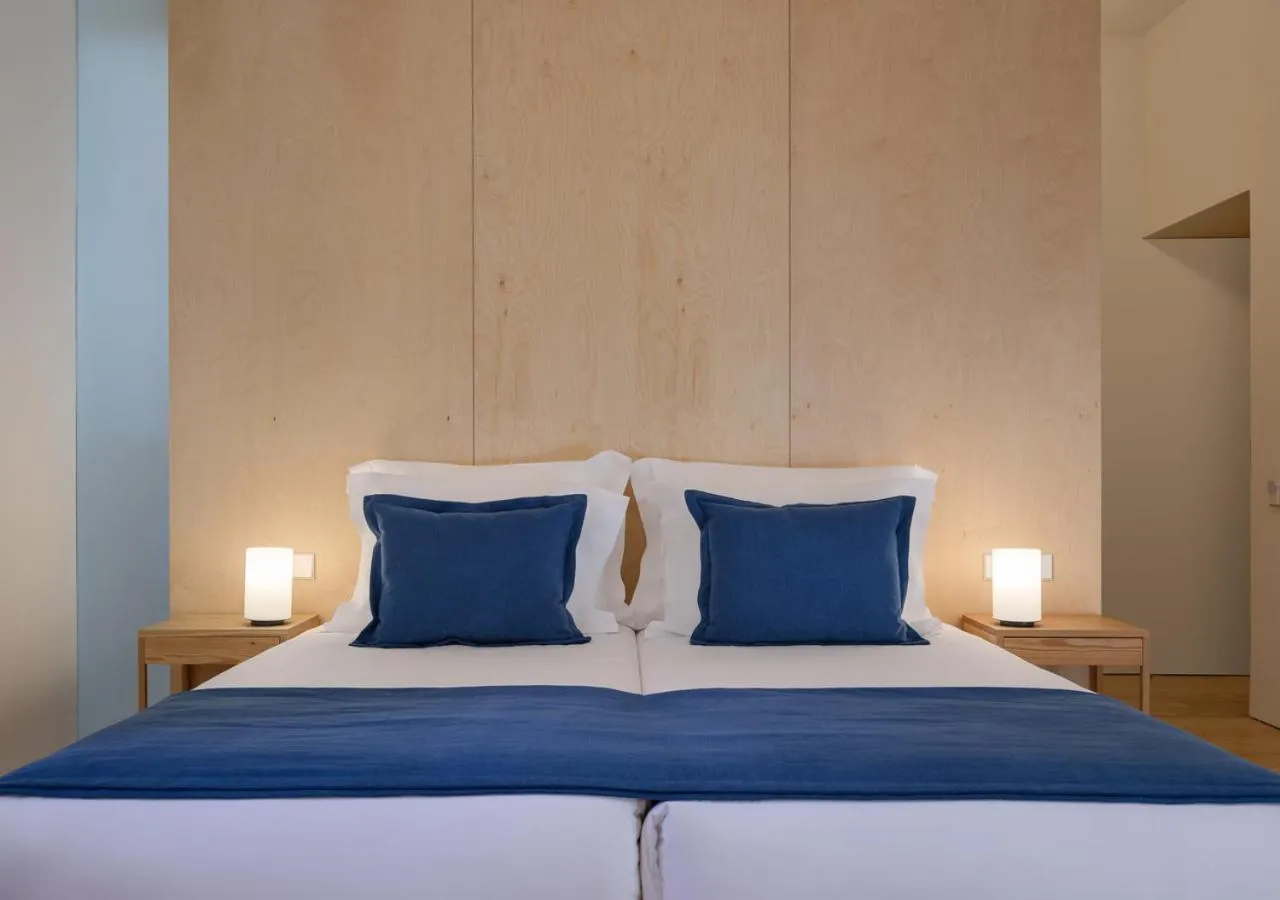 Bed in Montebelo Mosteiro de Alcobaça Historic Hotel