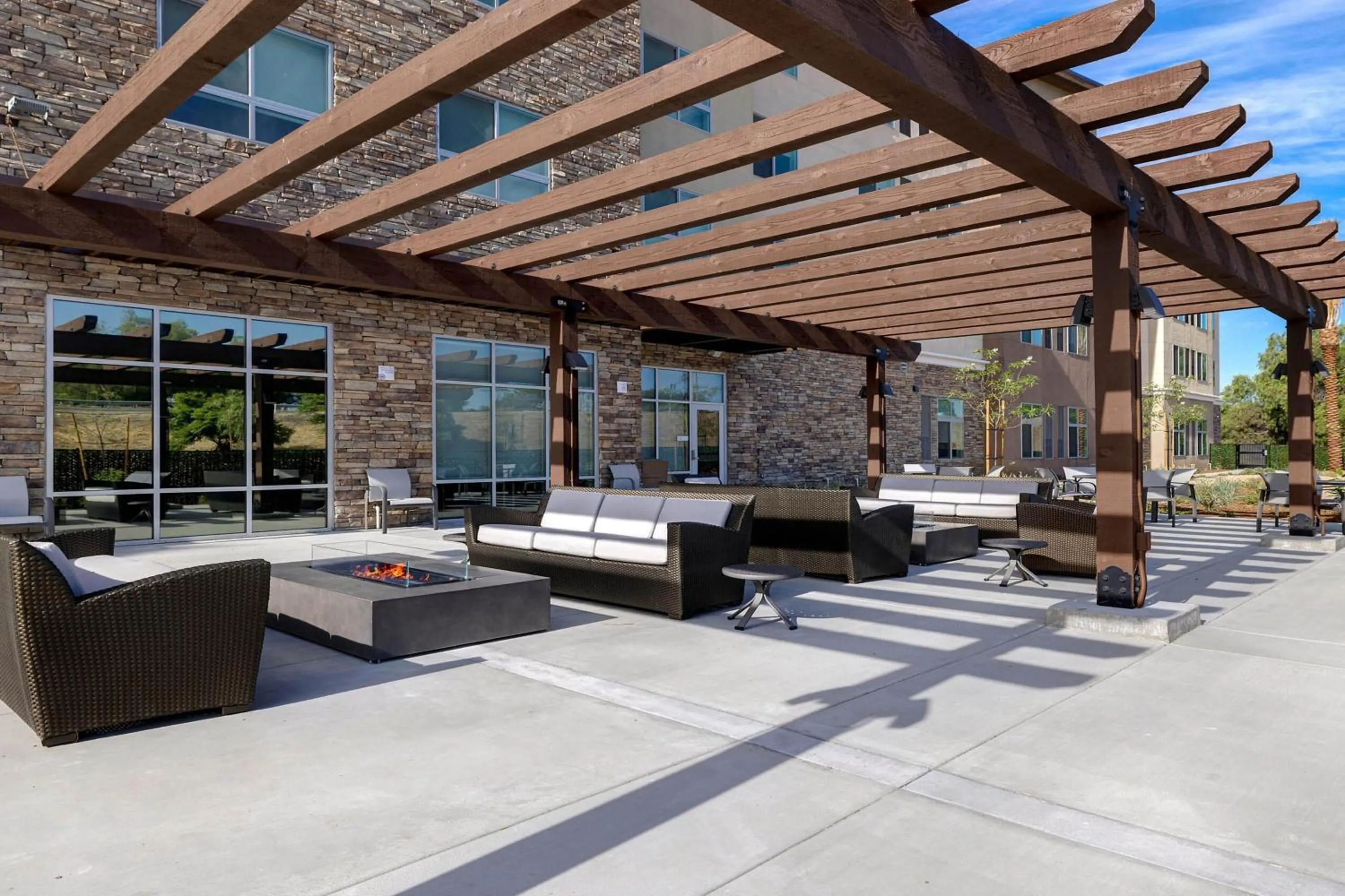 Patio in Holiday Inn Express & Suites Ontario - Chino Hills by IHG