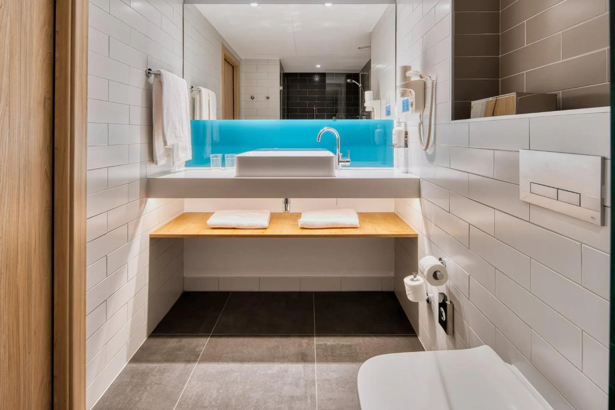 Bathroom in Holiday Inn Express - Madrid - Airport by IHG