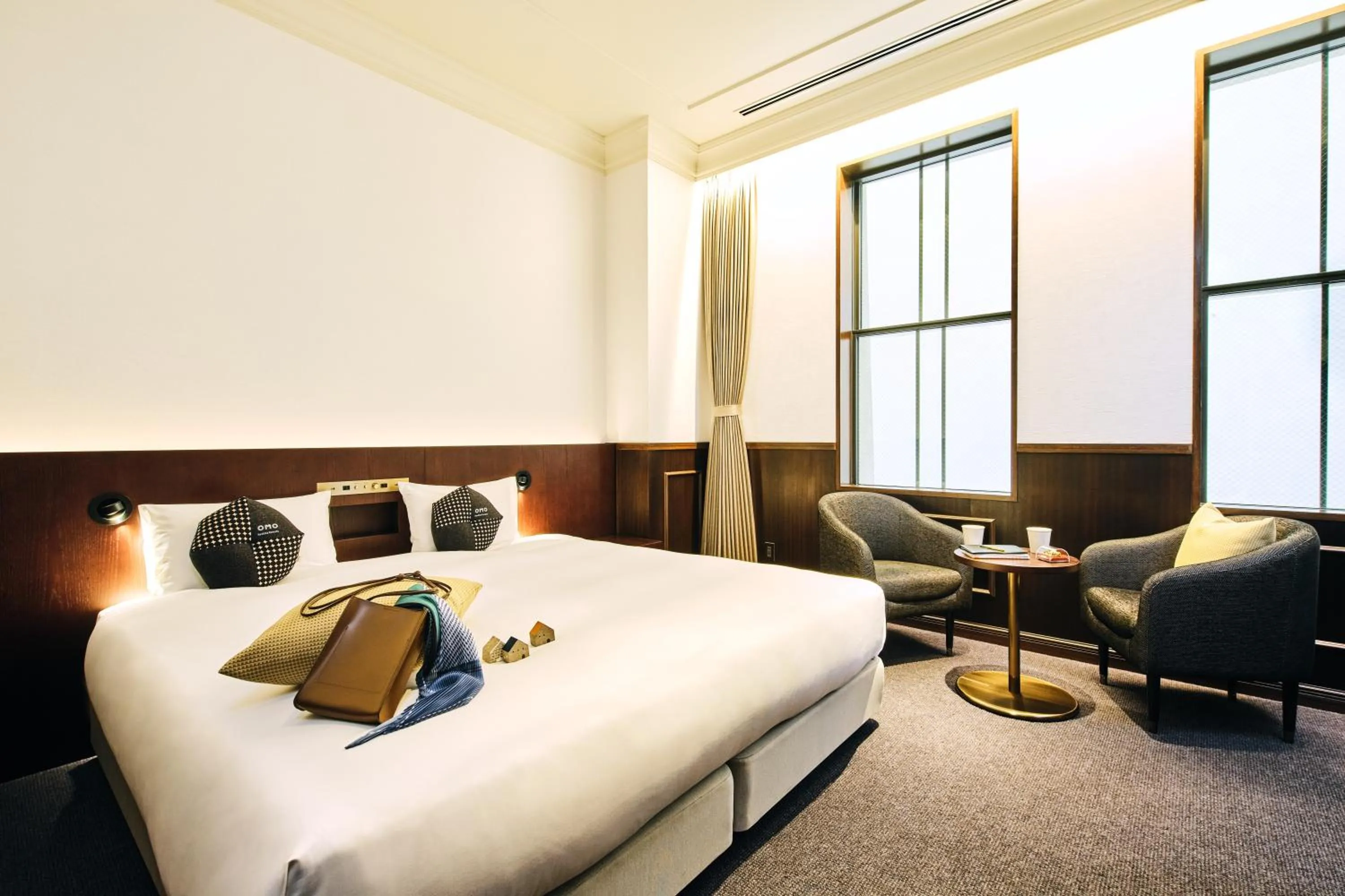 Photo of the whole room, Bed in OMO5 Otaru by Hoshino Resorts