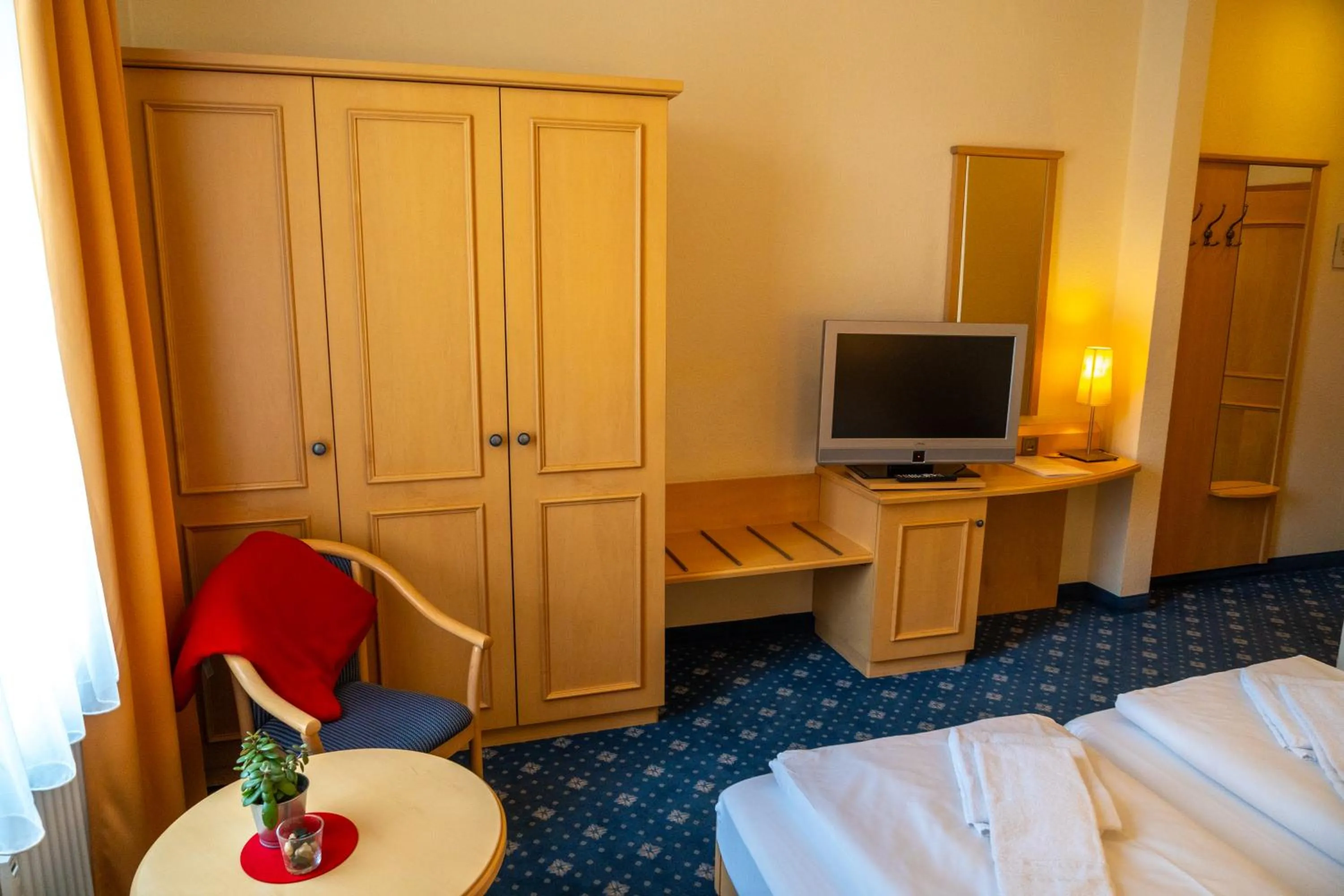 Living room, Bed in Bischofshof Braustuben