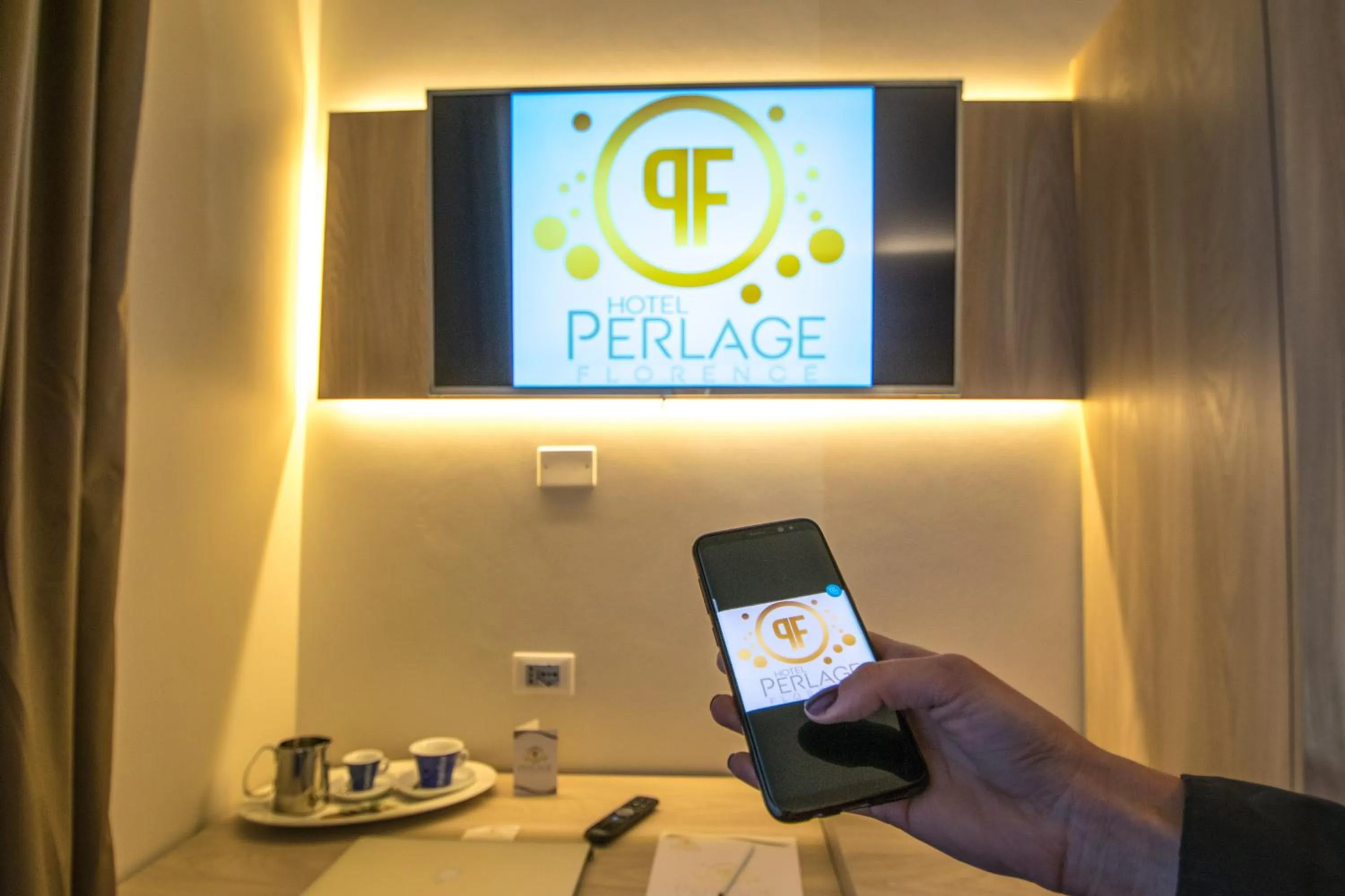 Decorative detail in Hotel Perlage Florence - Free city tax with Private Parking & Fast Wifi