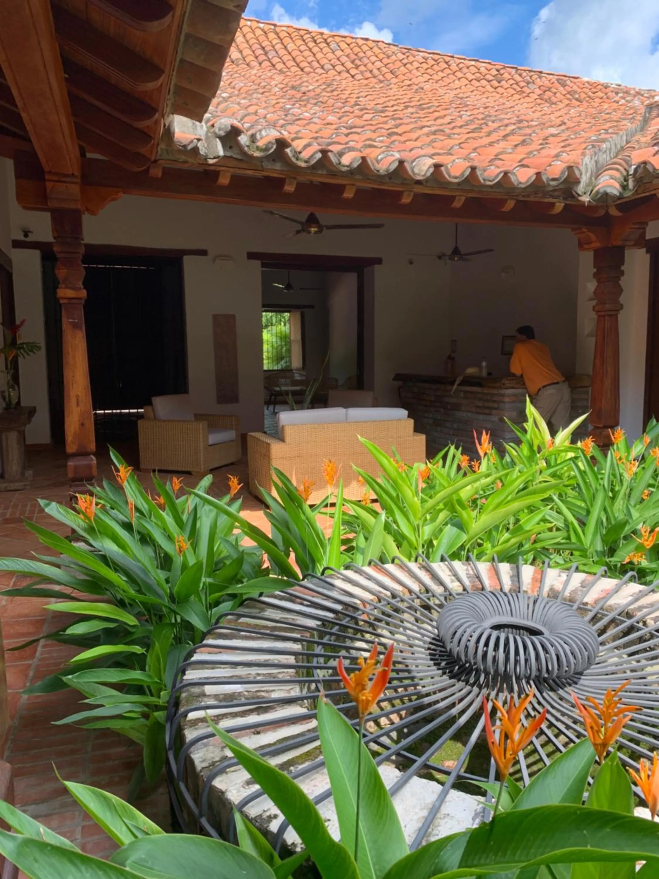 Garden view in Karakali Boutique Hotel