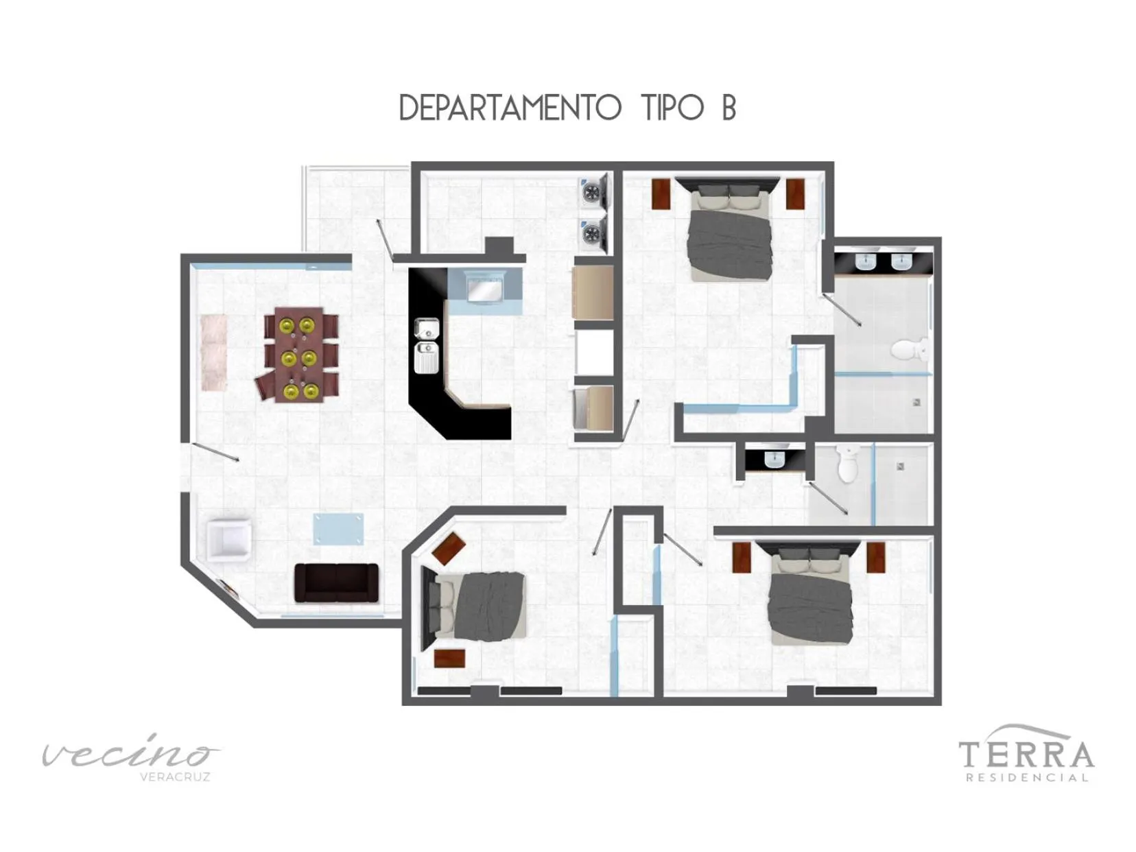 Floor plan in Terra Residencial