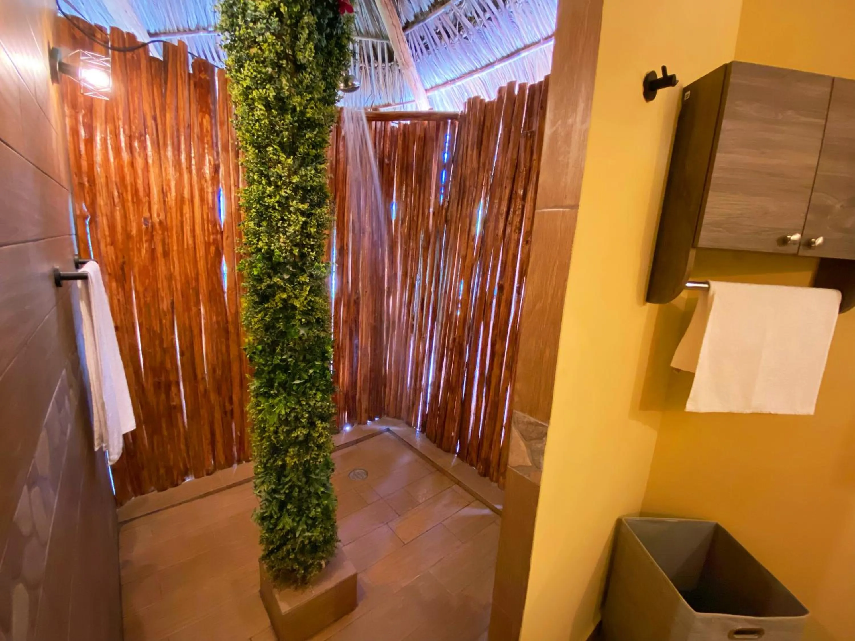 Shower in Palm Valley Cabins