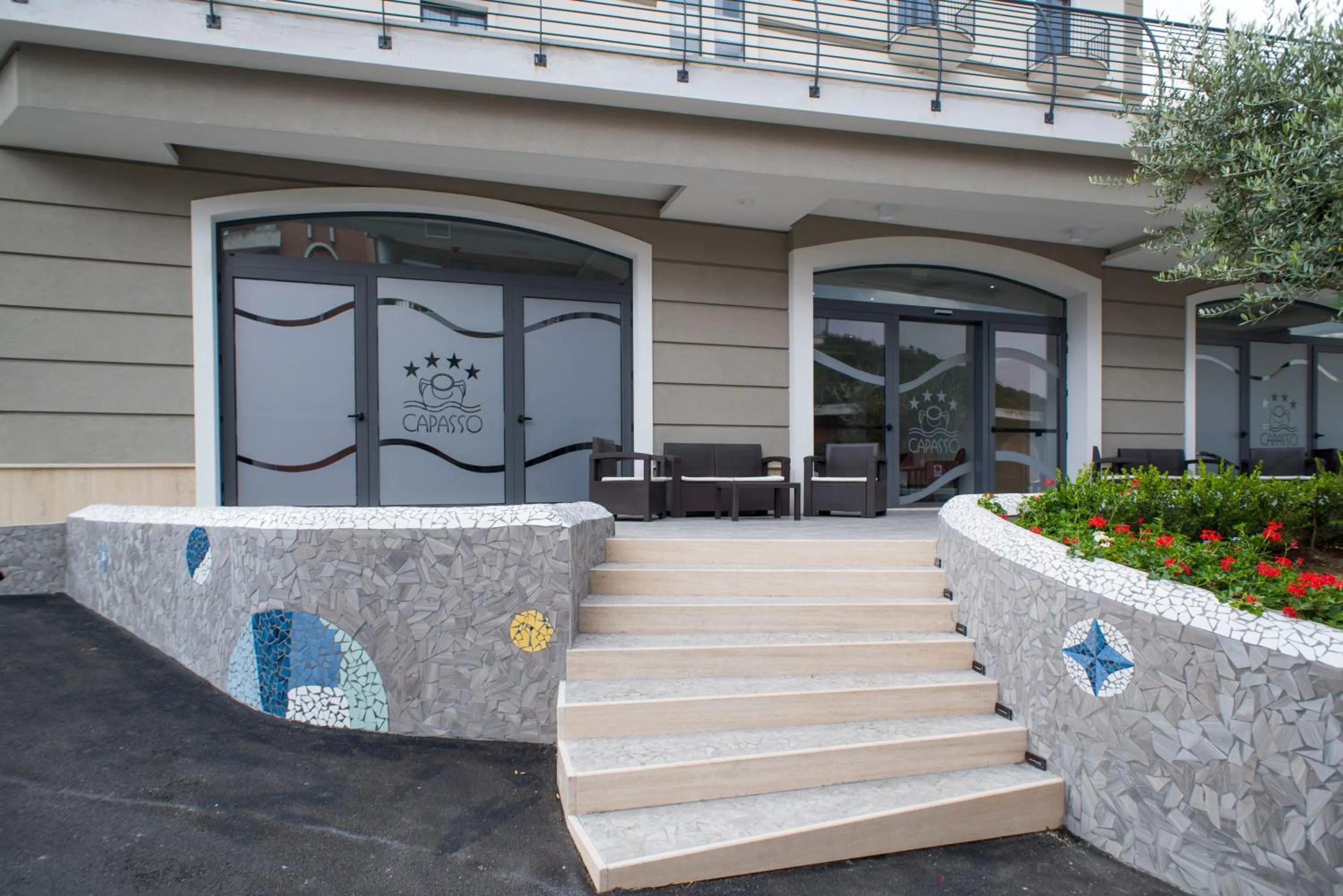 Facade/entrance in Hotel Terme Capasso