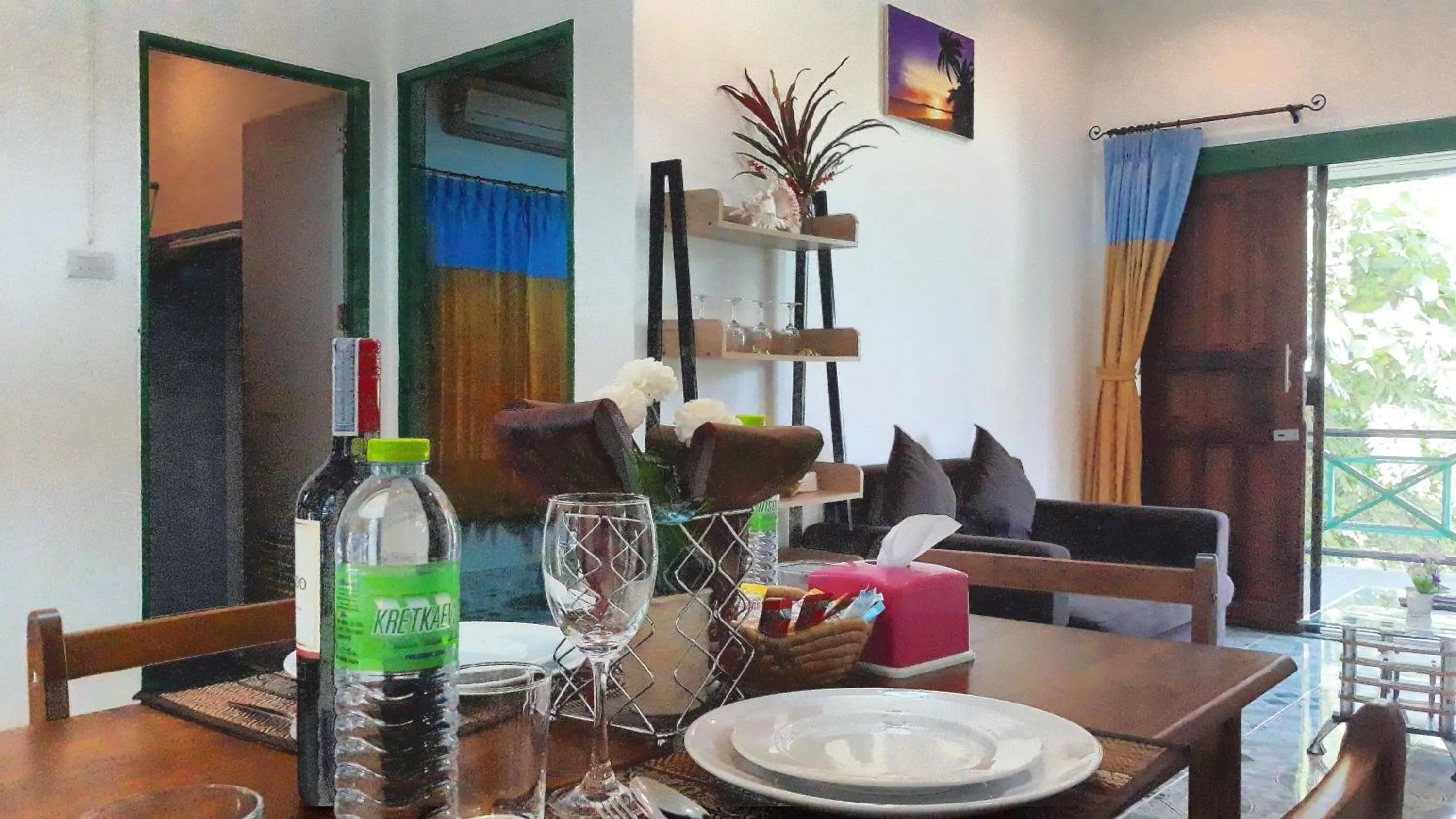 Dining area in Swiss Chalet Garden, Pool Resort