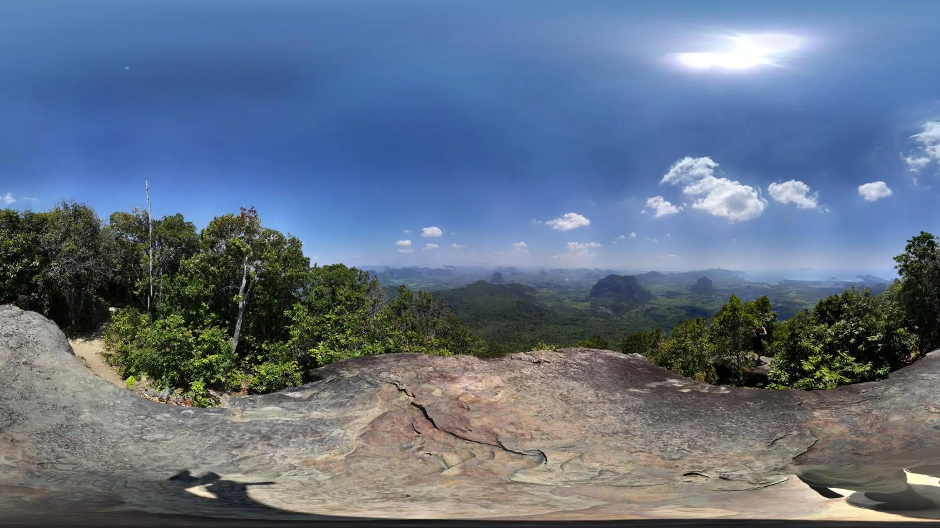 Hiking in Swiss Chalet Garden, Pool Resort