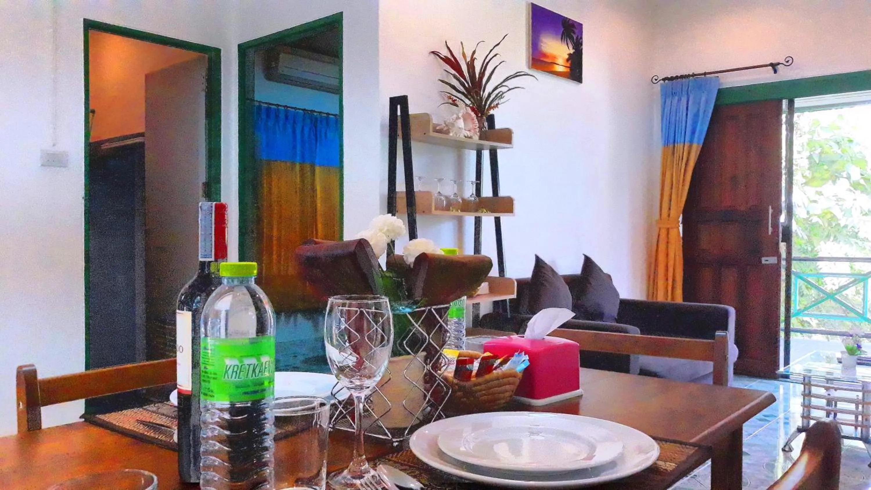 Staff in Swiss Chalet Garden, Pool Resort