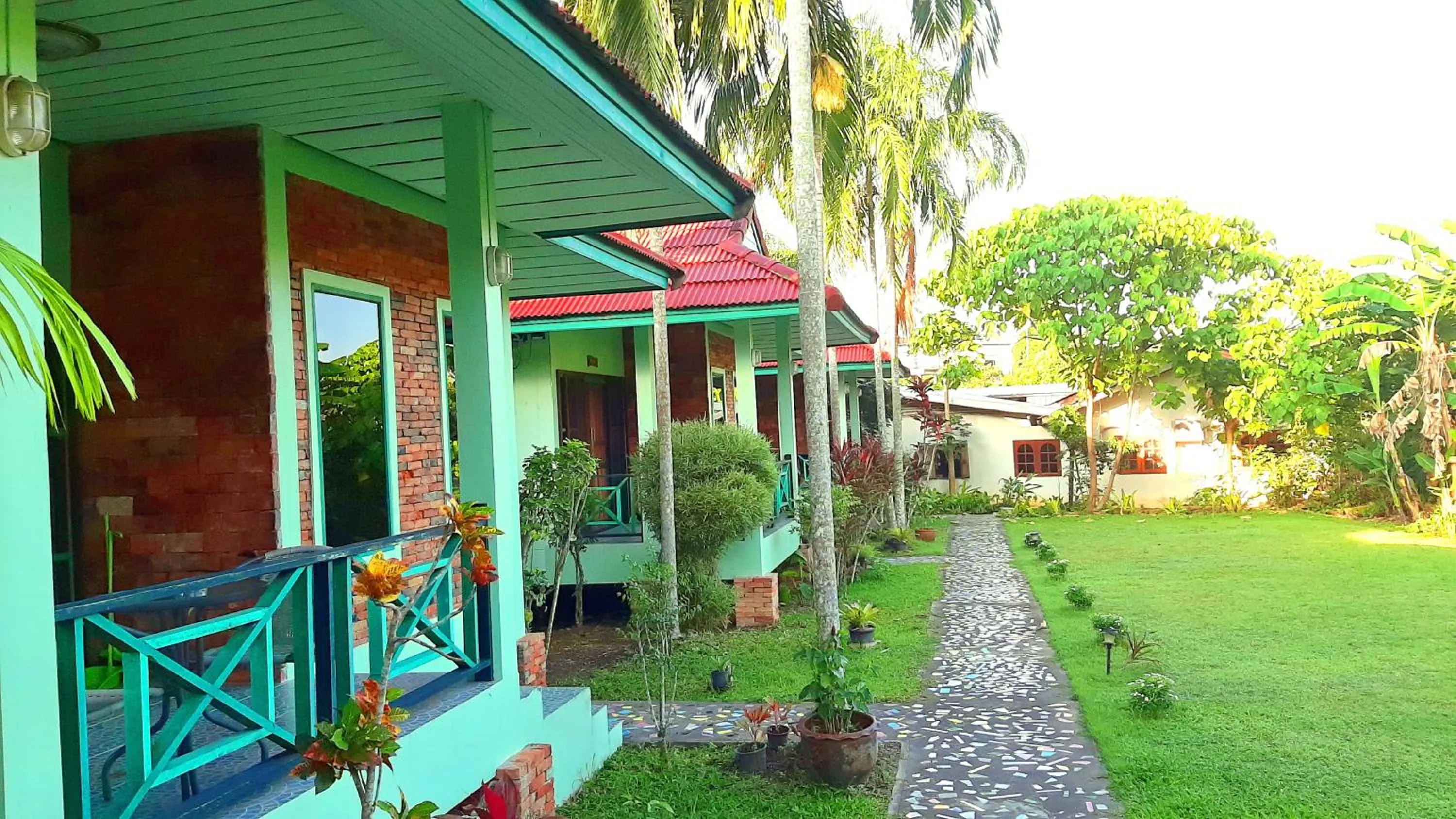 Garden in Swiss Chalet Garden, Pool Resort