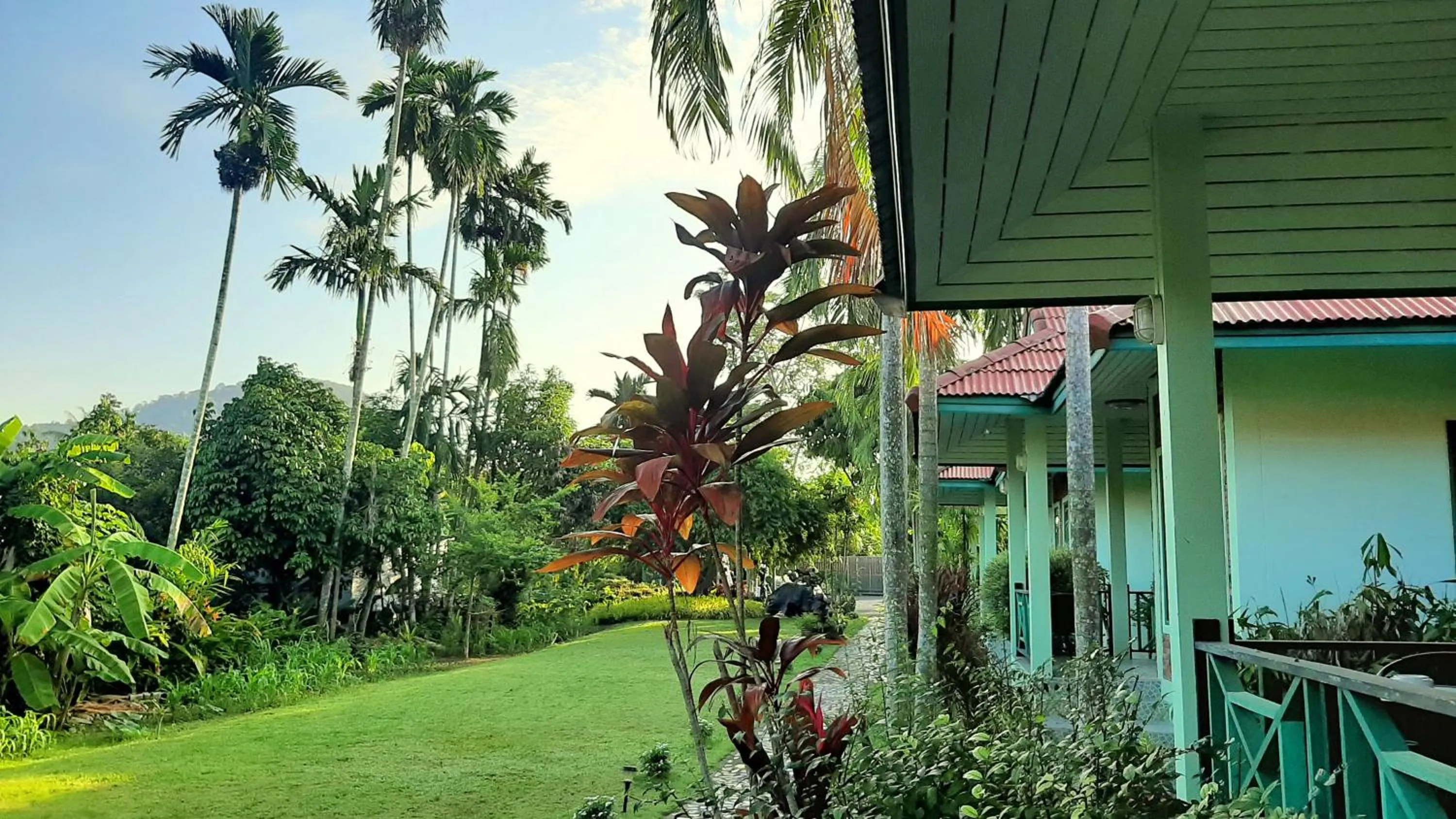 Garden in Swiss Chalet Garden, Pool Resort