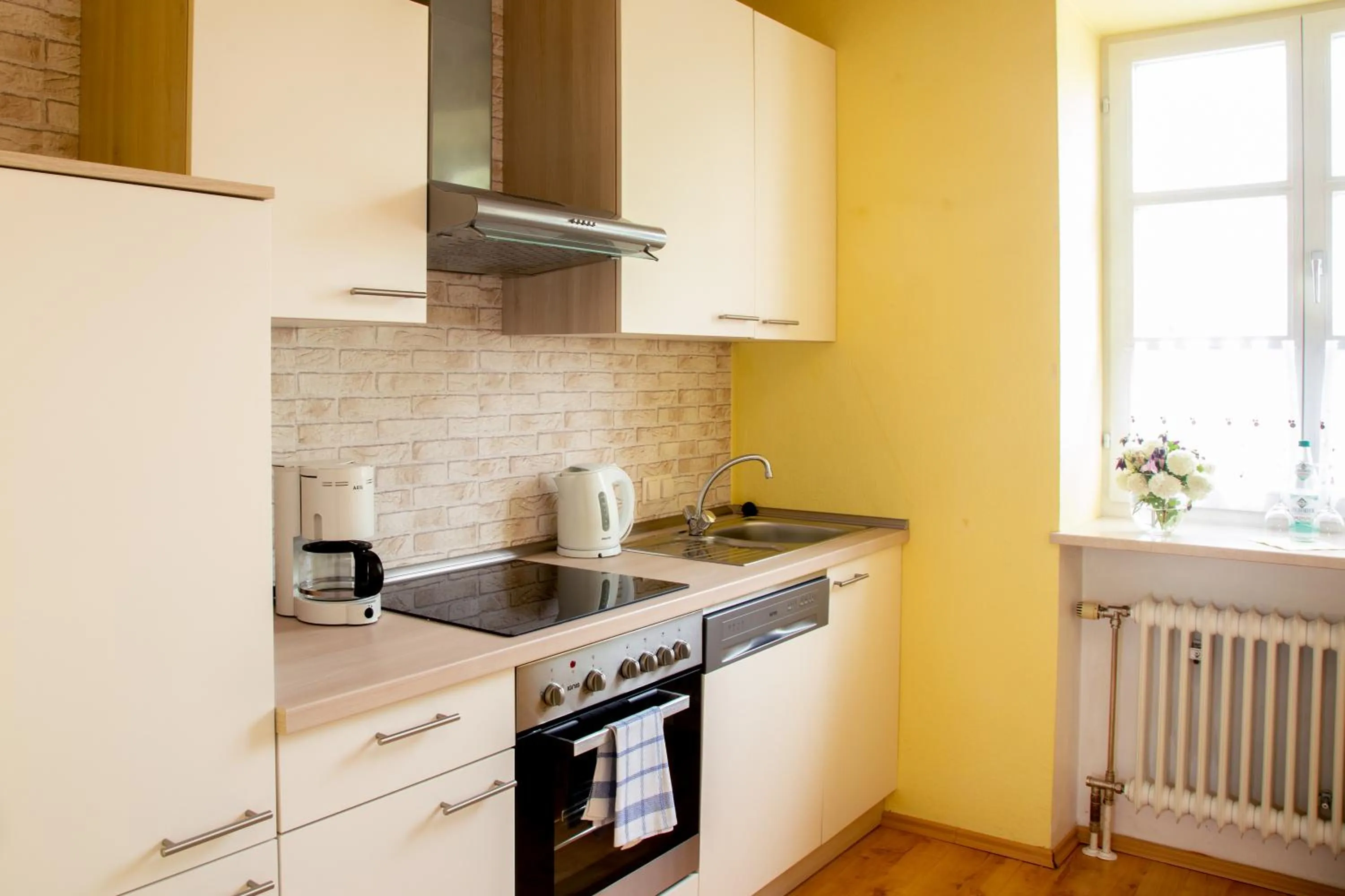 kitchen in Hotel Alter Weißbräu