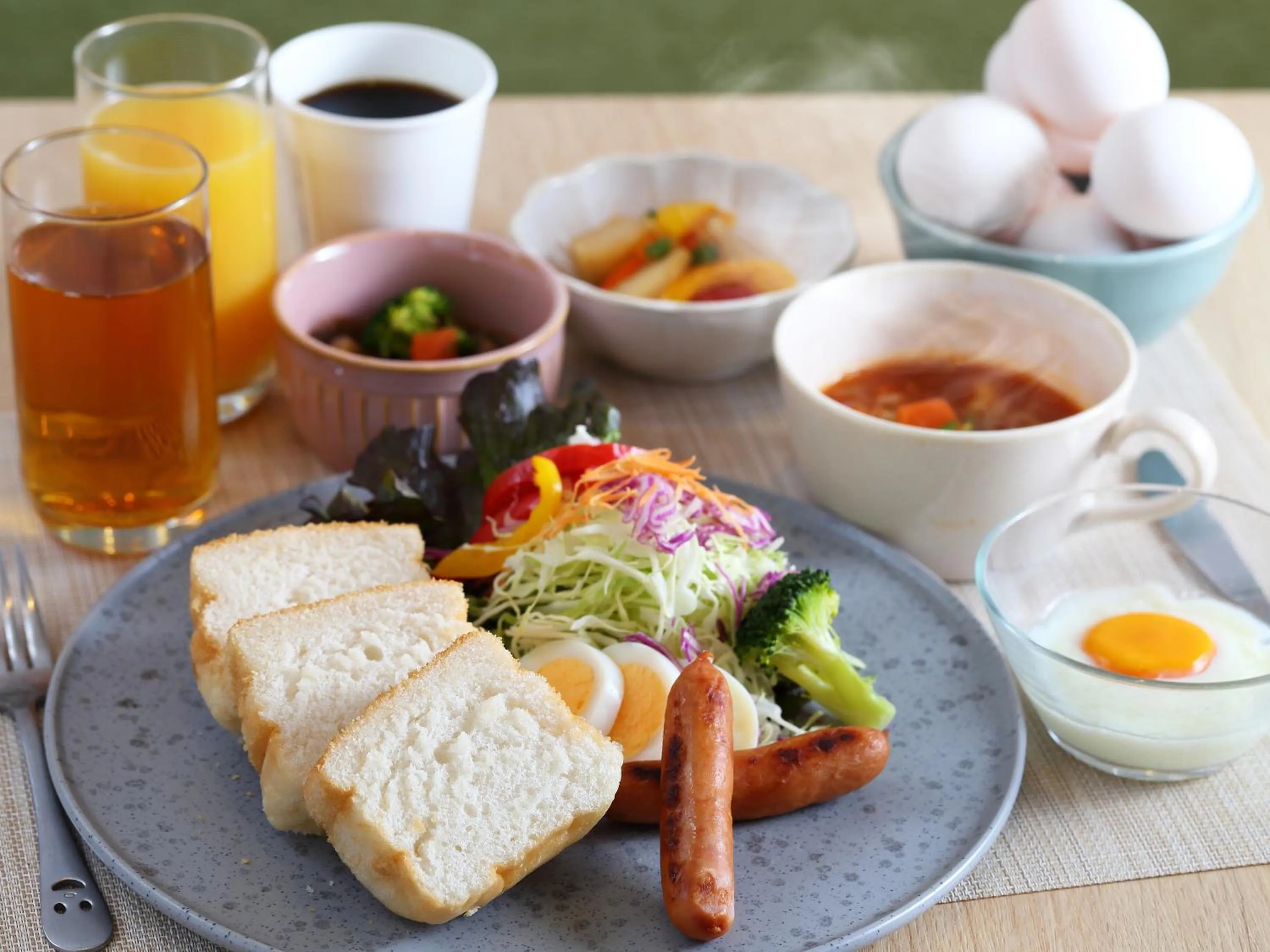 Breakfast in Henn na Hotel Premier Nagoya Fushimiekimae