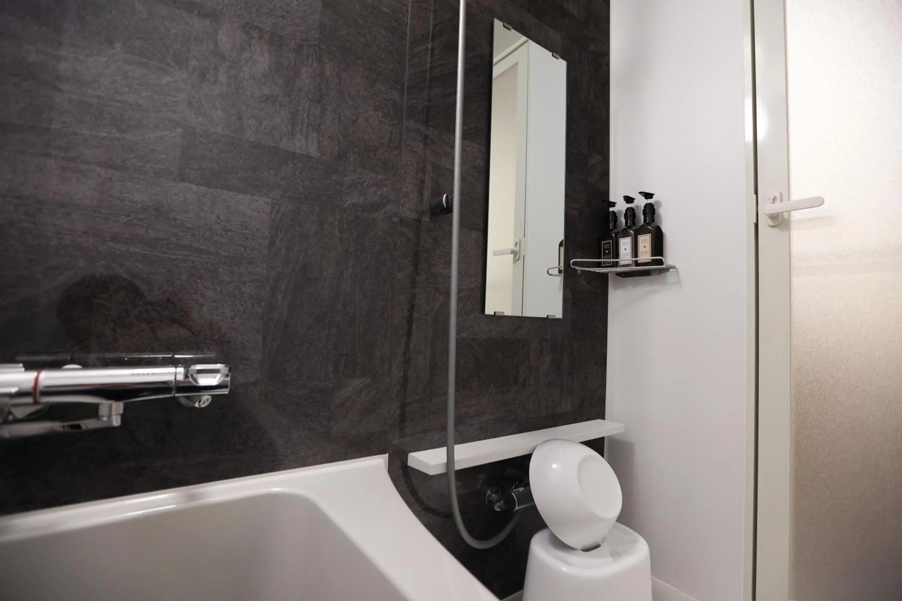 Photo of the whole room in Henn na Hotel Premier Nagoya Fushimiekimae