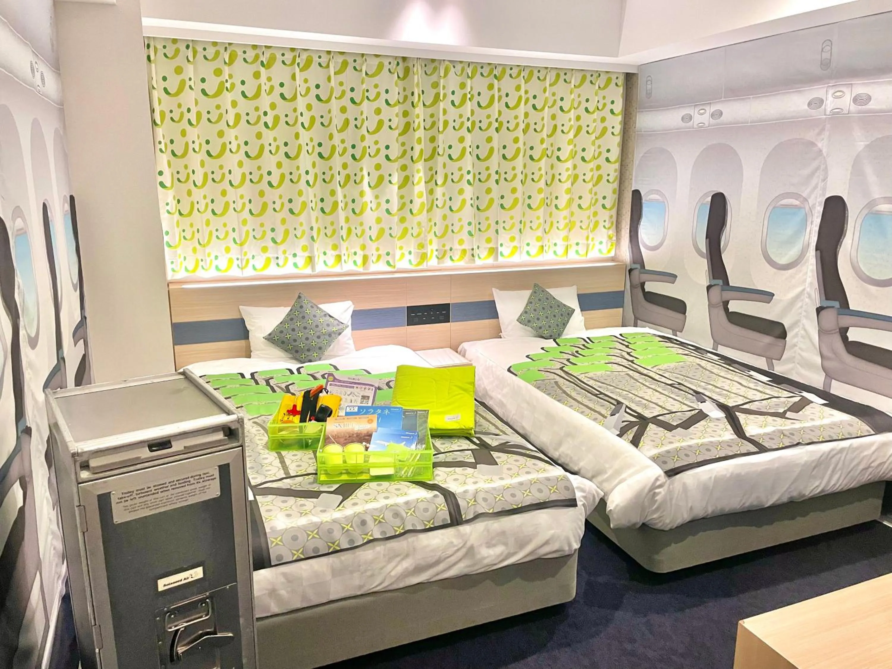 Photo of the whole room, Bed in Henn na Hotel Premier Kagoshima Tenmonkan