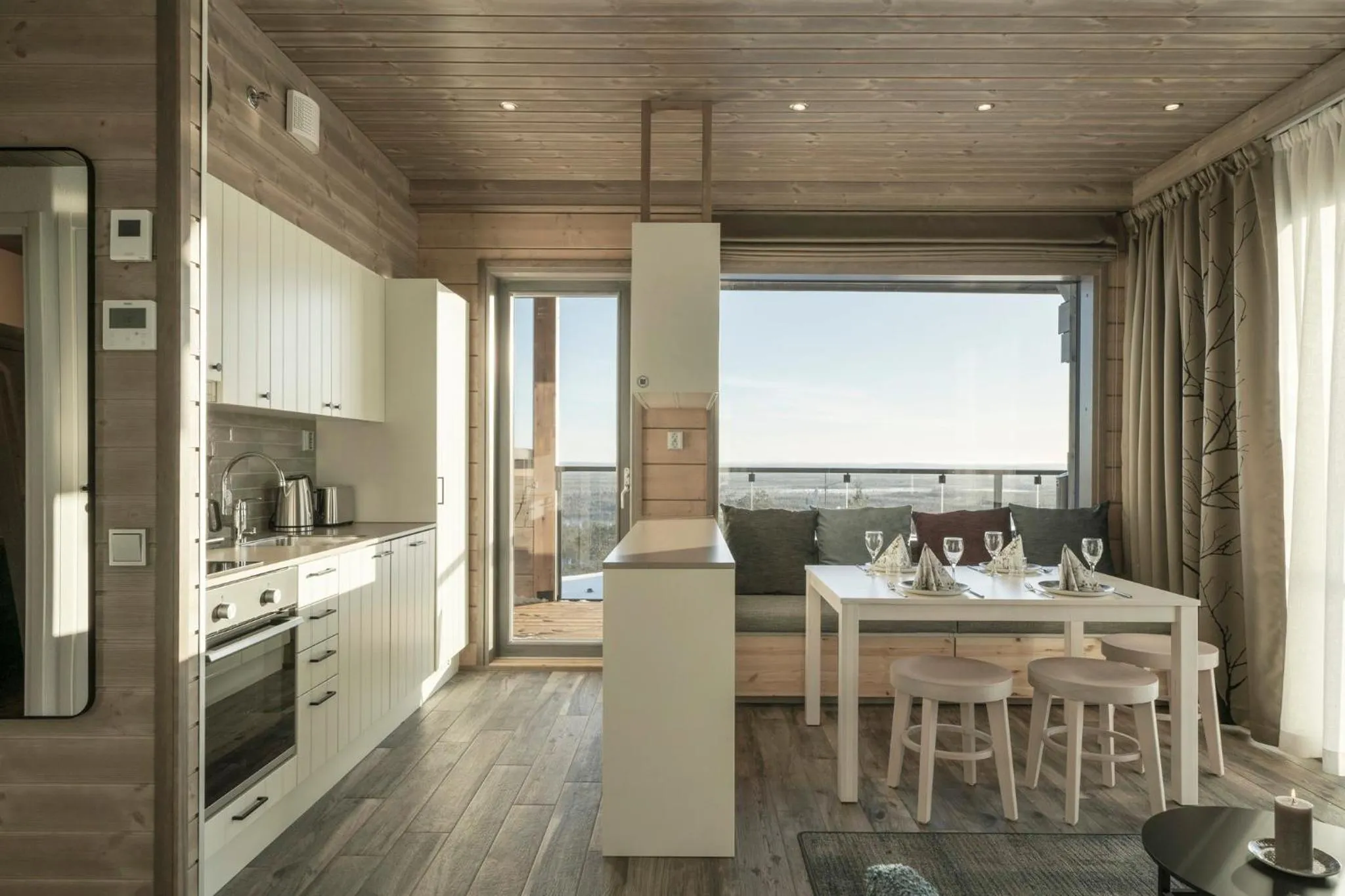 Kitchen or kitchenette in Ski-Inn Kultakero