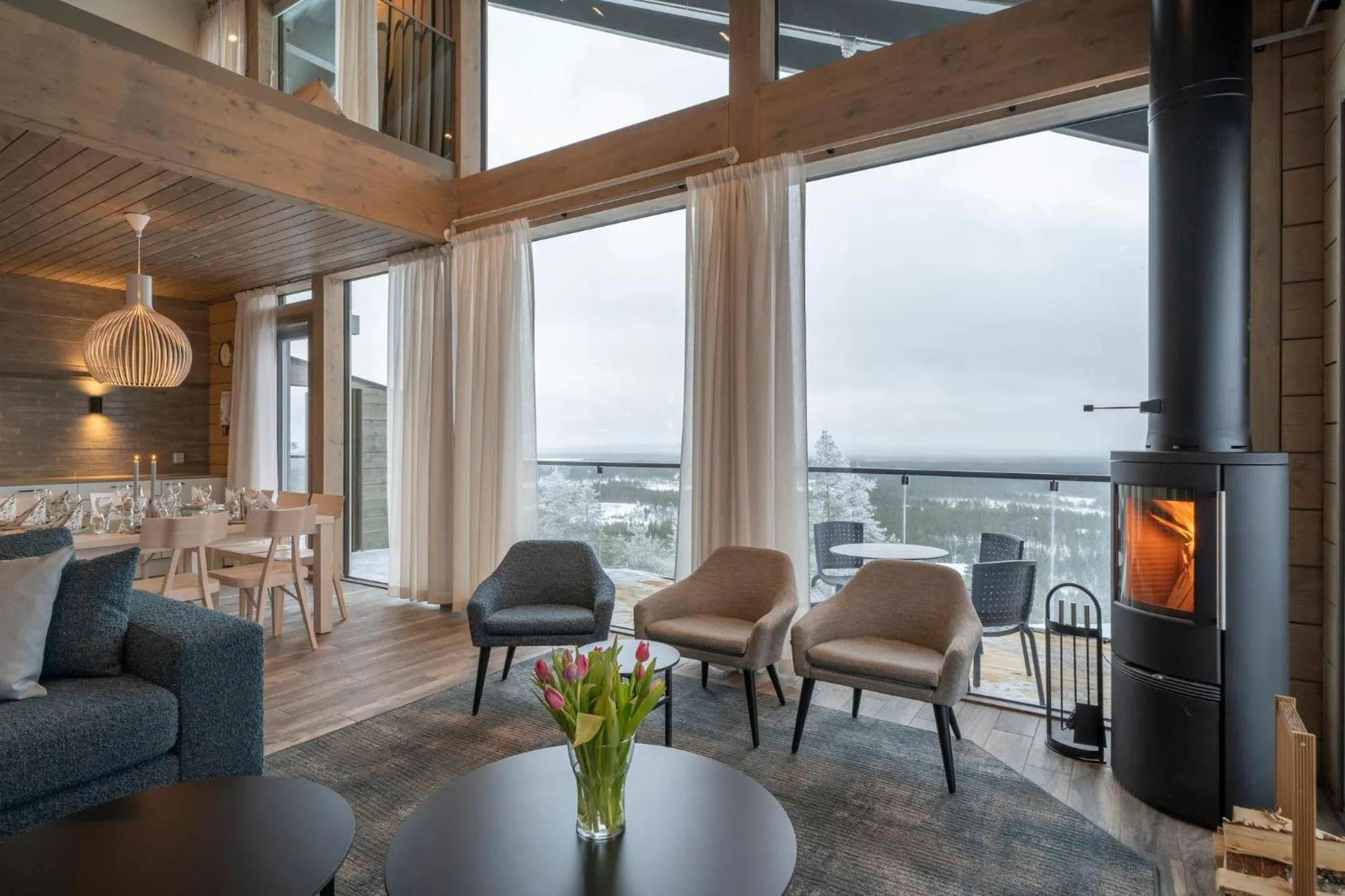 Natural landscape in Ski-Inn Kultakero