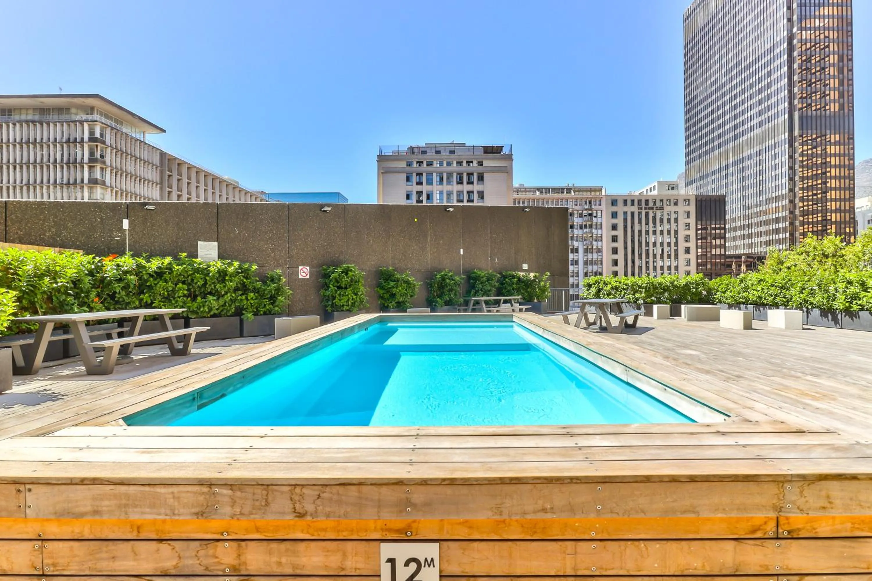 Pool view in WINK Aparthotel One Thibault