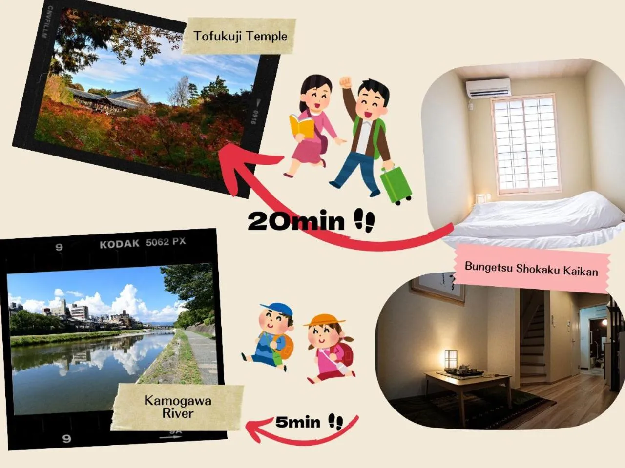 Nearby landmark in Bungetsu Shokaku Kaikan