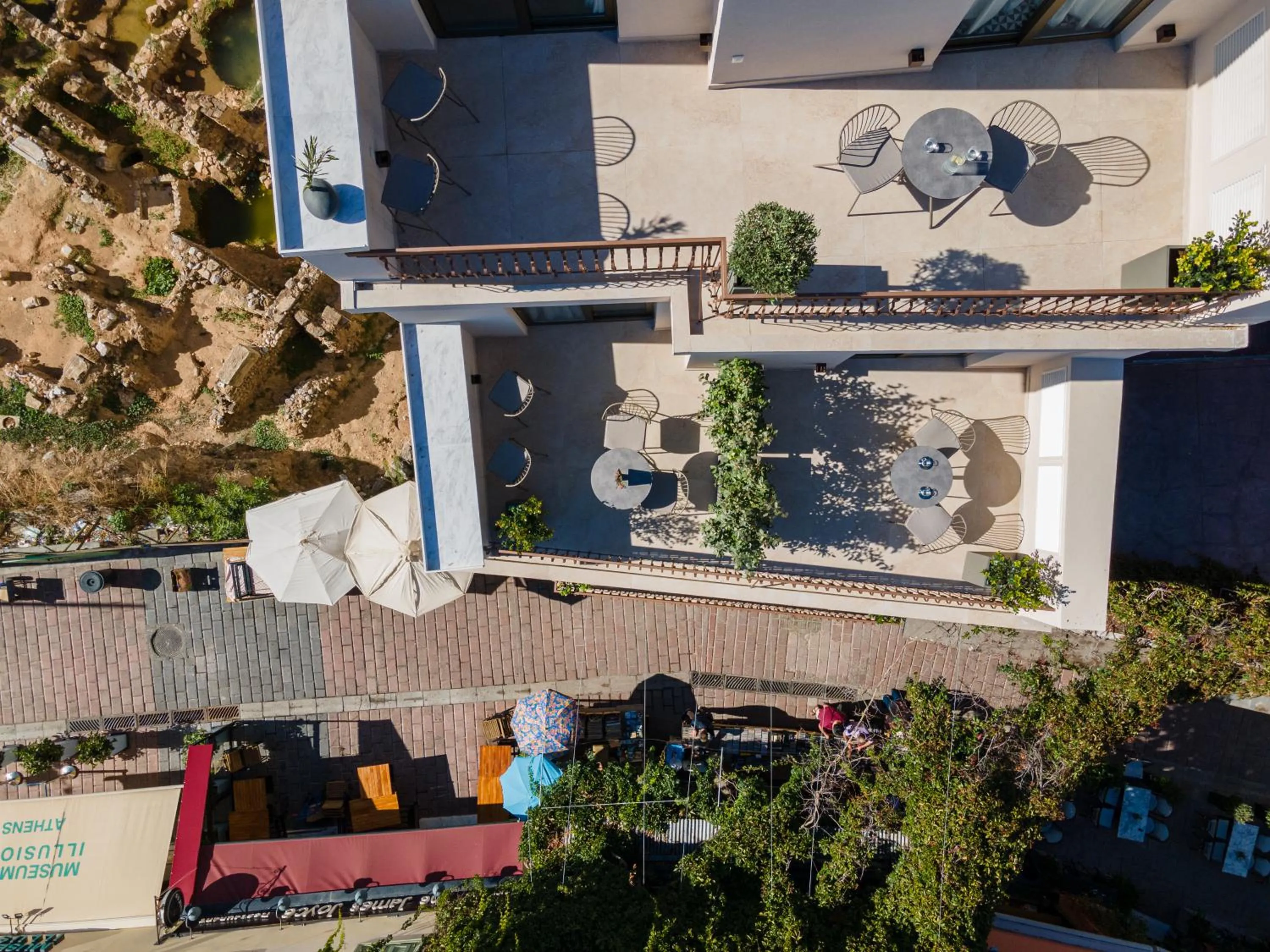 Bird's eye view in Altar Suites