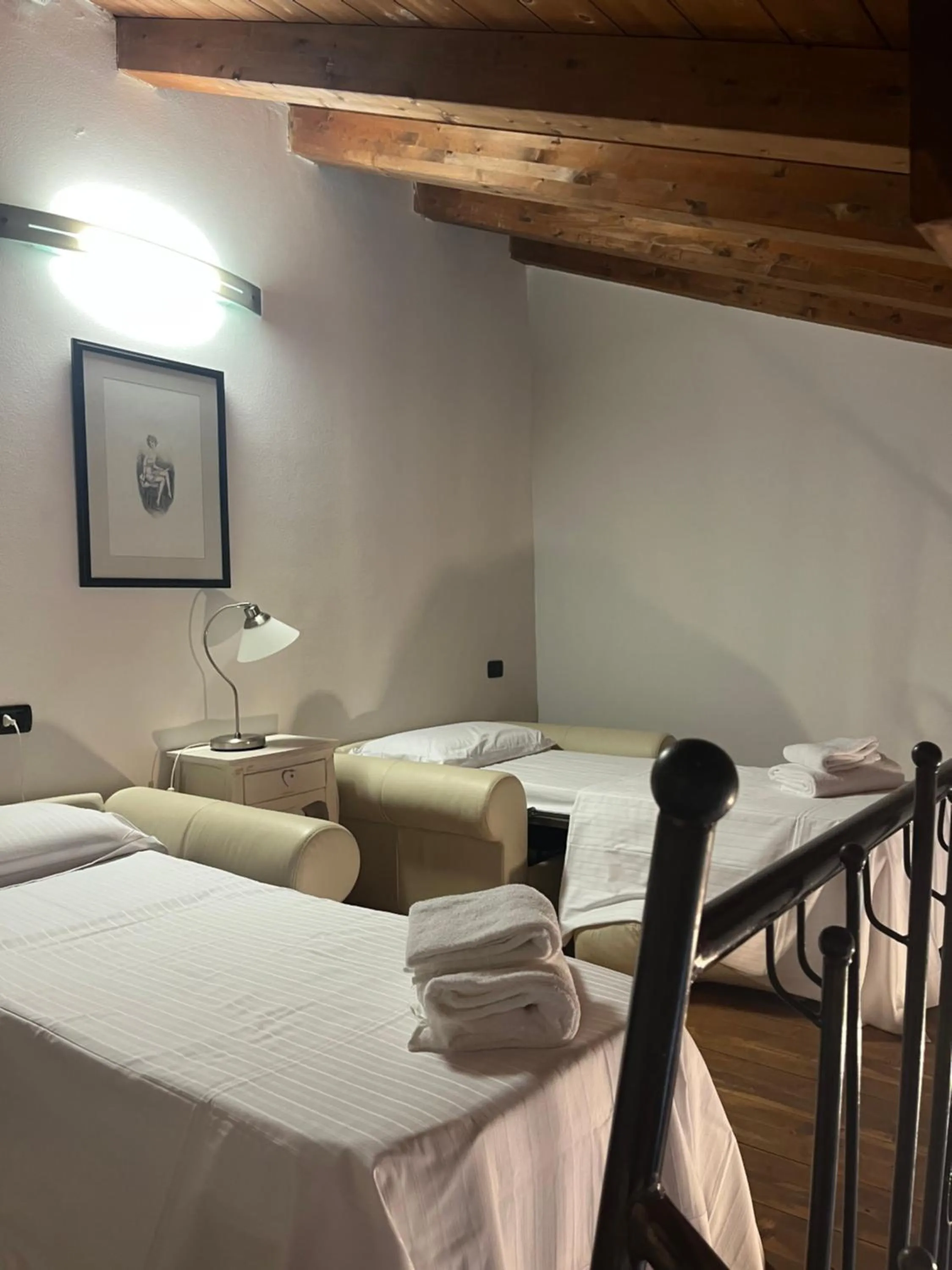 Bed in Hotel Villa Costanza