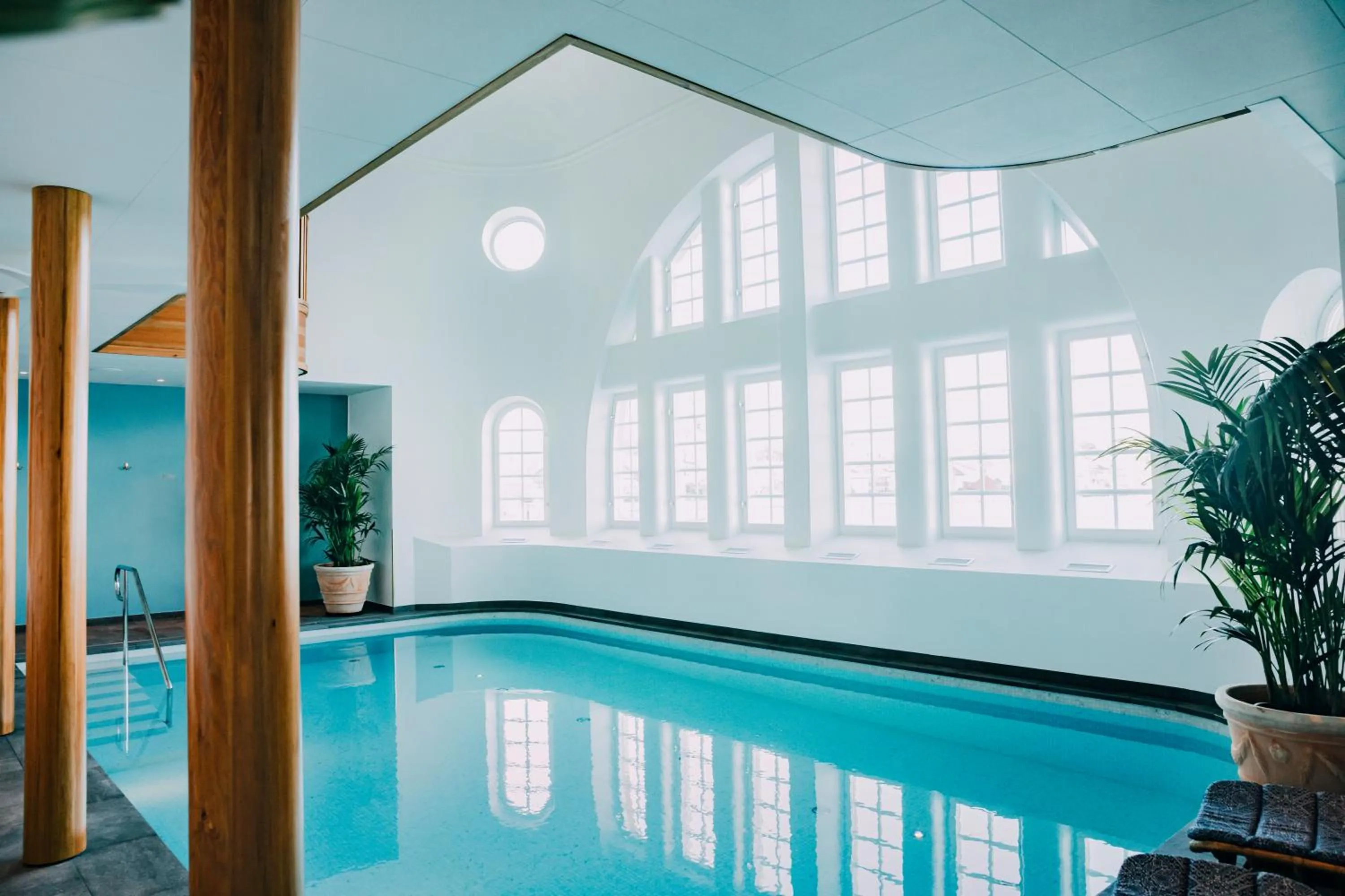 Pool view in Slottsholmen Hotell och Restaurang