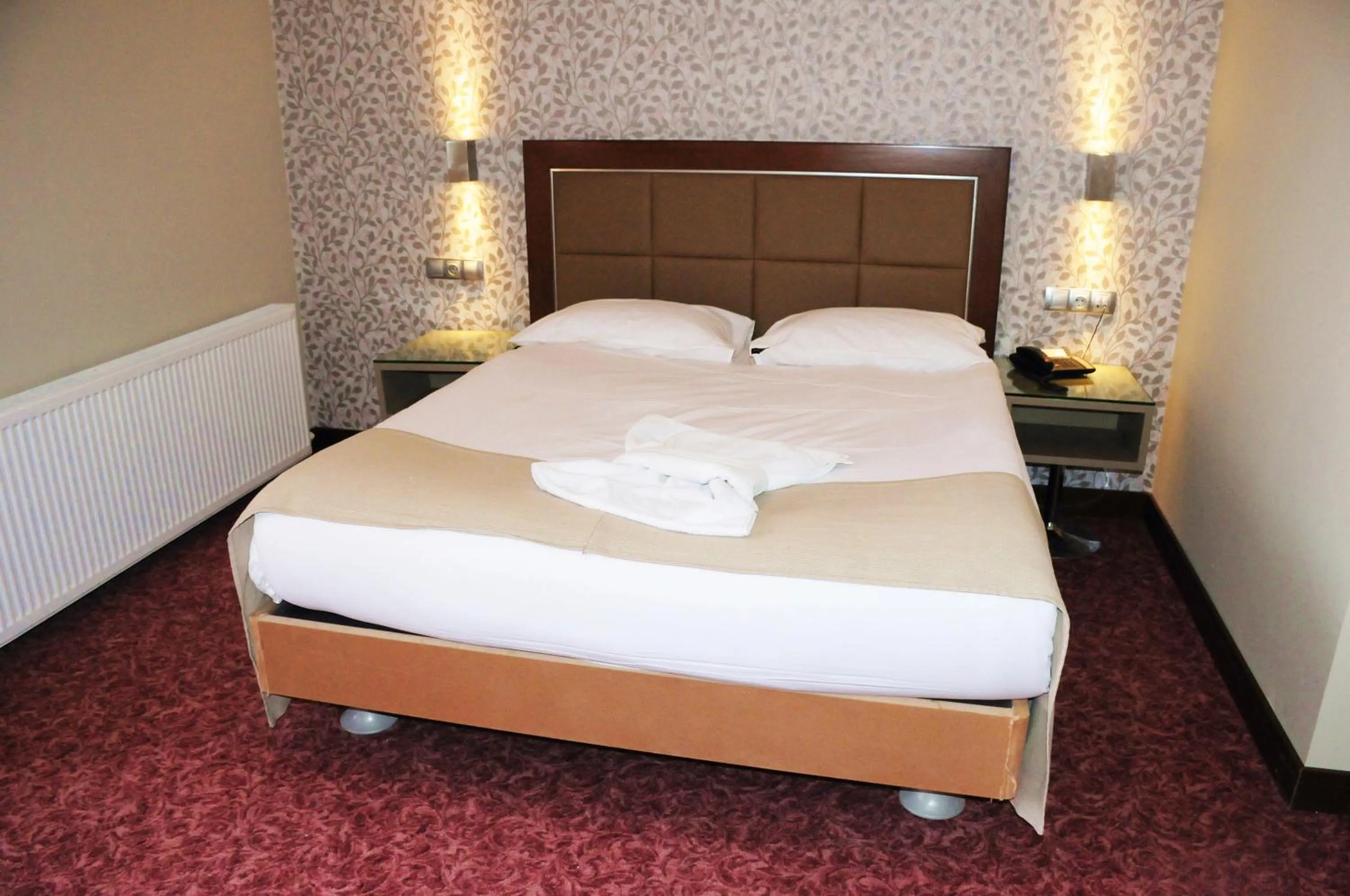 Bed in HİTİT OTEL