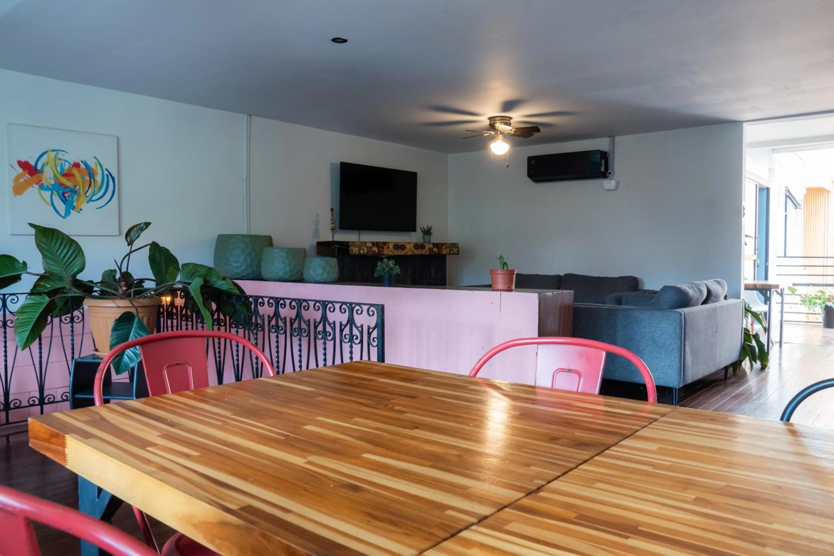 Seating area in Otoya 1907 Hotel