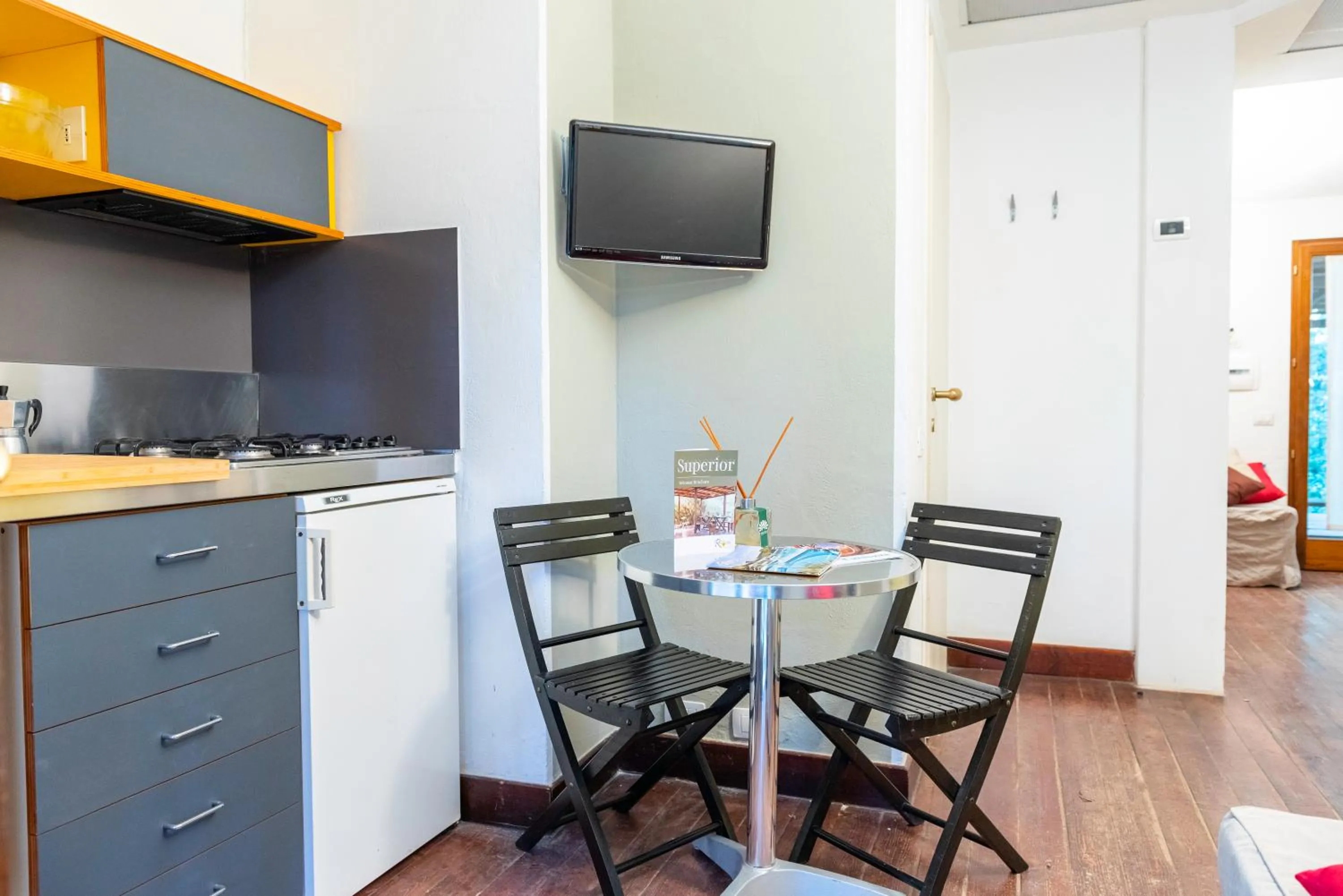 Kitchen or kitchenette in Camping Village Rocchette