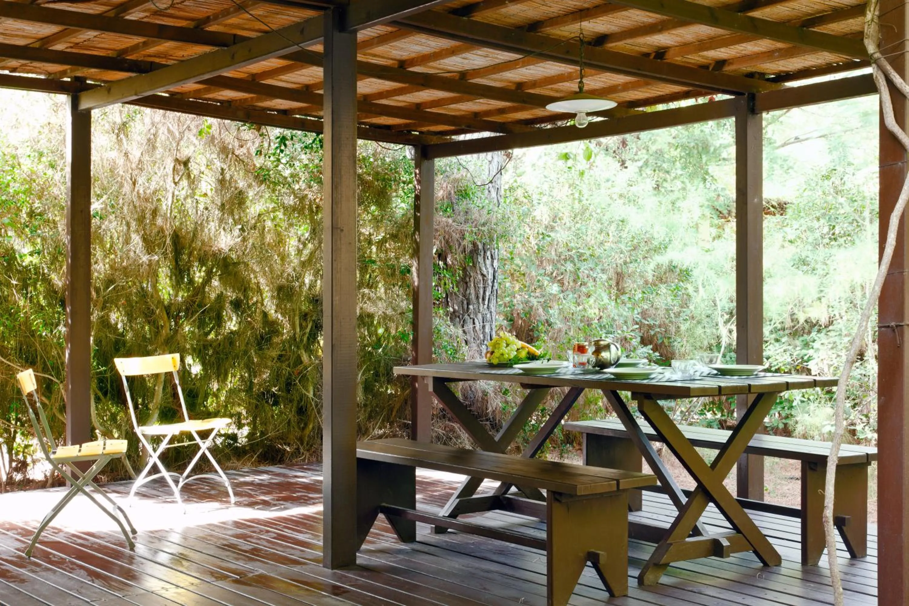 Balcony/Terrace in Camping Village Rocchette