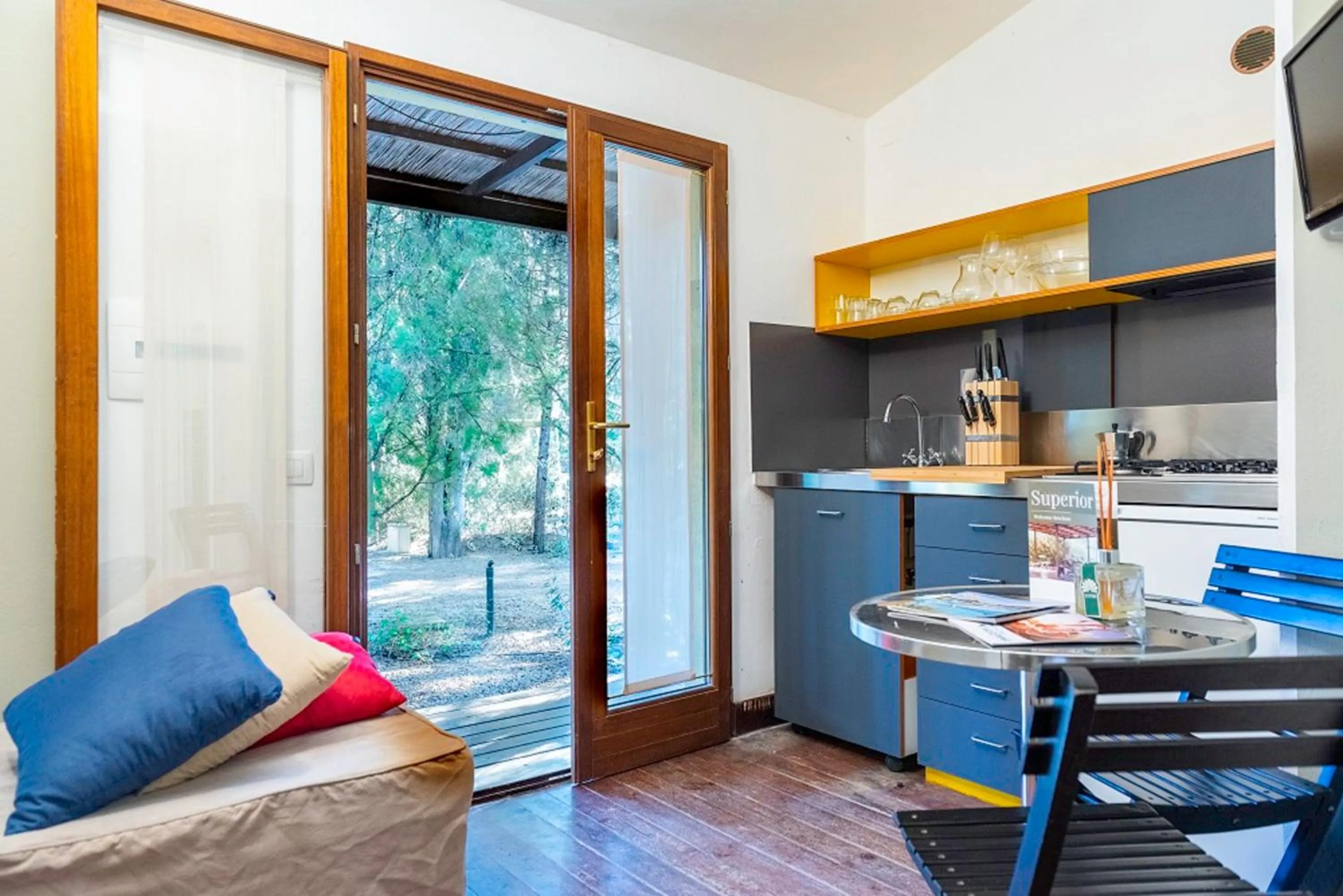 Kitchen or kitchenette in Camping Village Rocchette