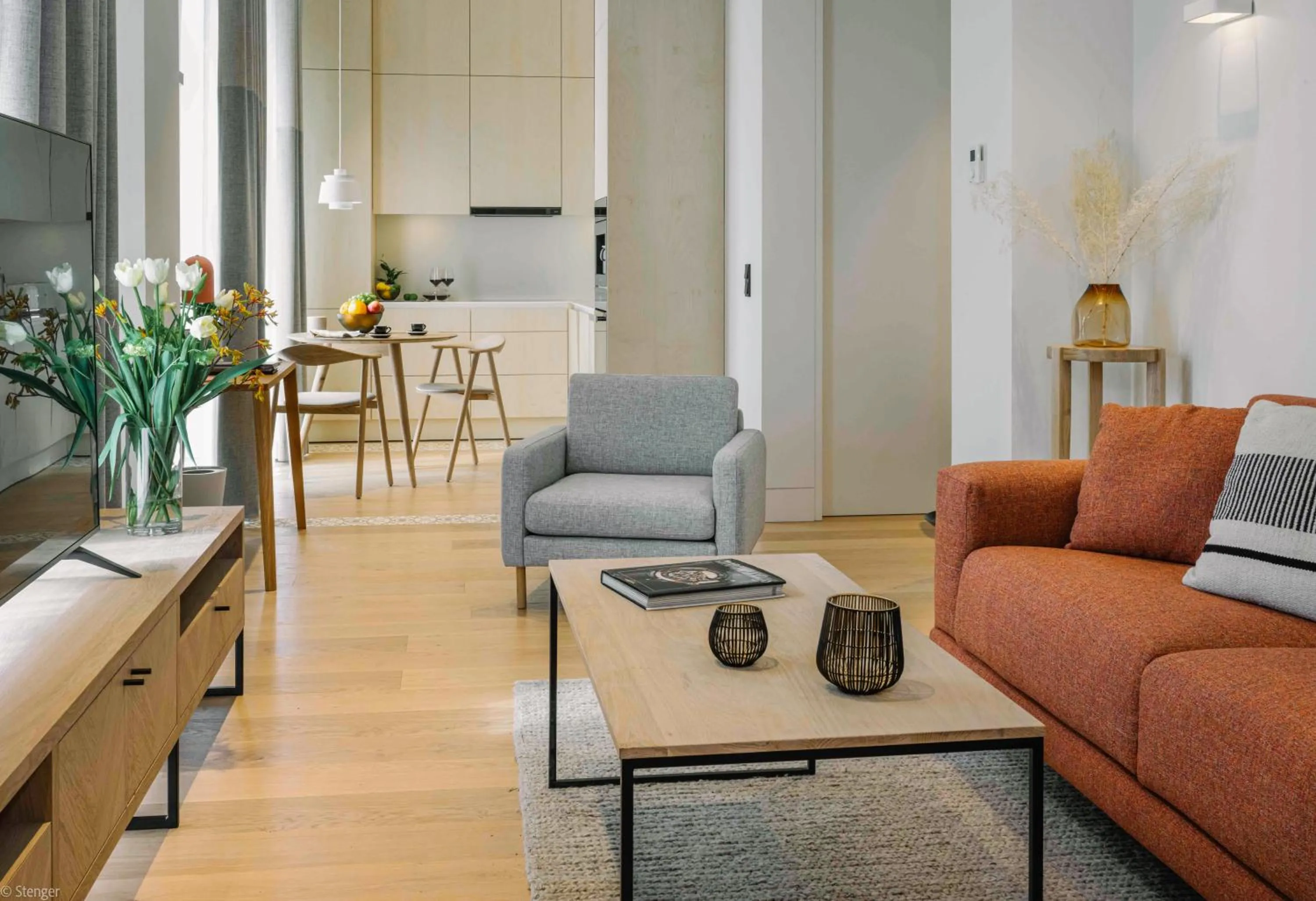 Living room in Mr(s)STiL Design Apartments
