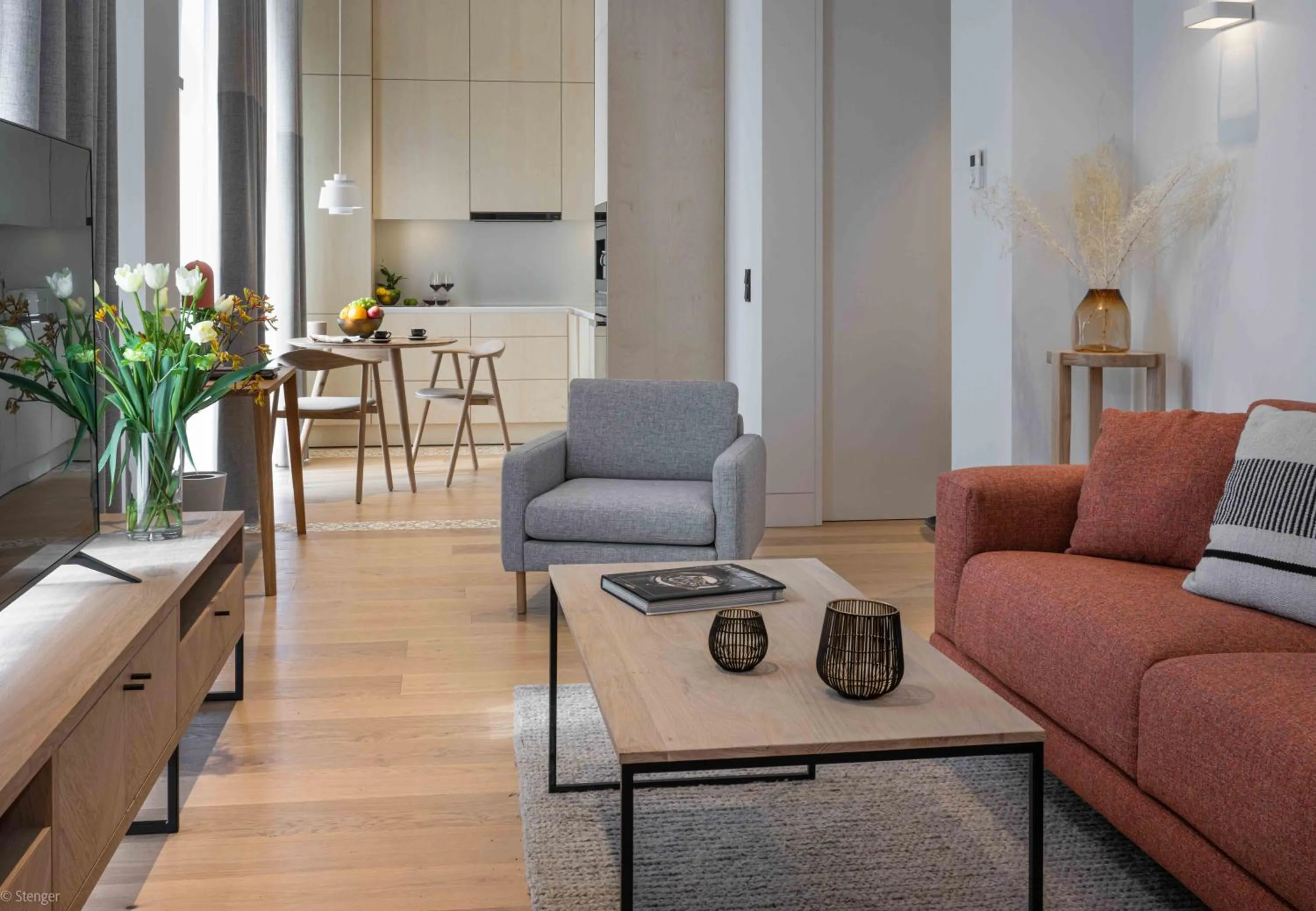 Living room in Mr(s)STiL Design Apartments