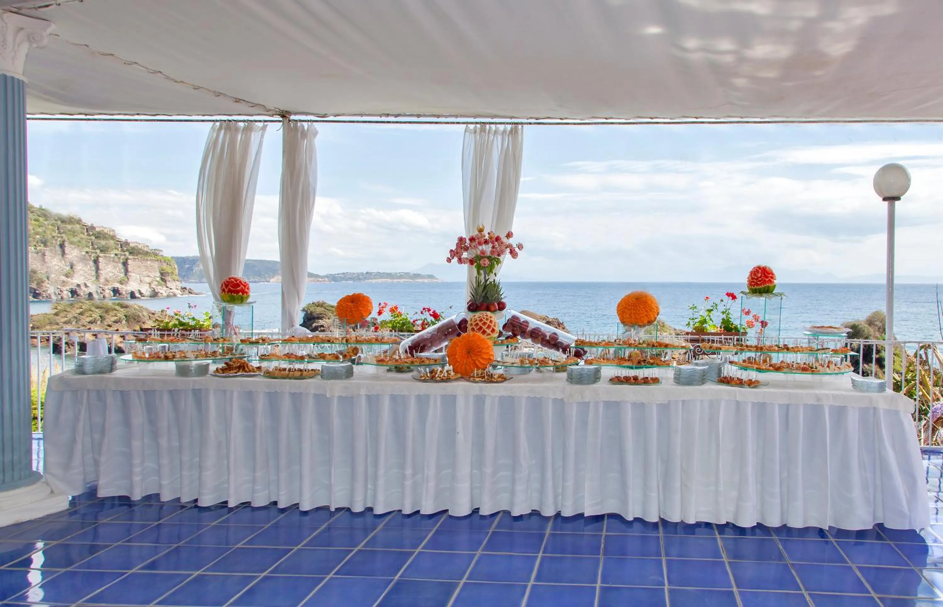 Restaurant/places to eat in Strand Hotel Delfini